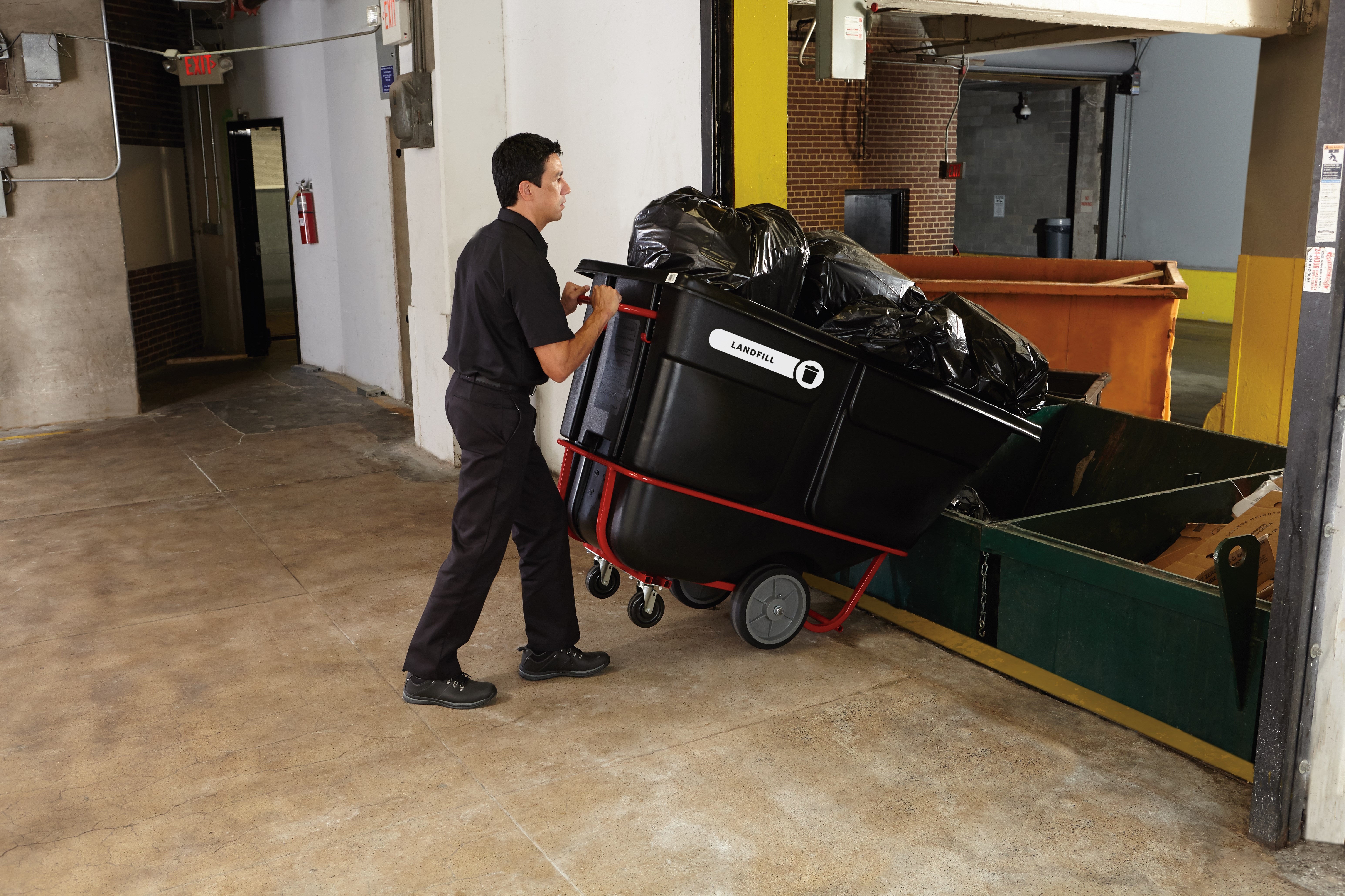 Expert-designed waste stream labels feature three visual cues, the recycling symbol, a stream icon and verbiage proven to increase recycling effectiveness. Kit includes labels designed for BRUTE® containers, horizontal Slim Jim® recycling lids,  Untouchable® containers, Rollout containers, and tilt truck placards.