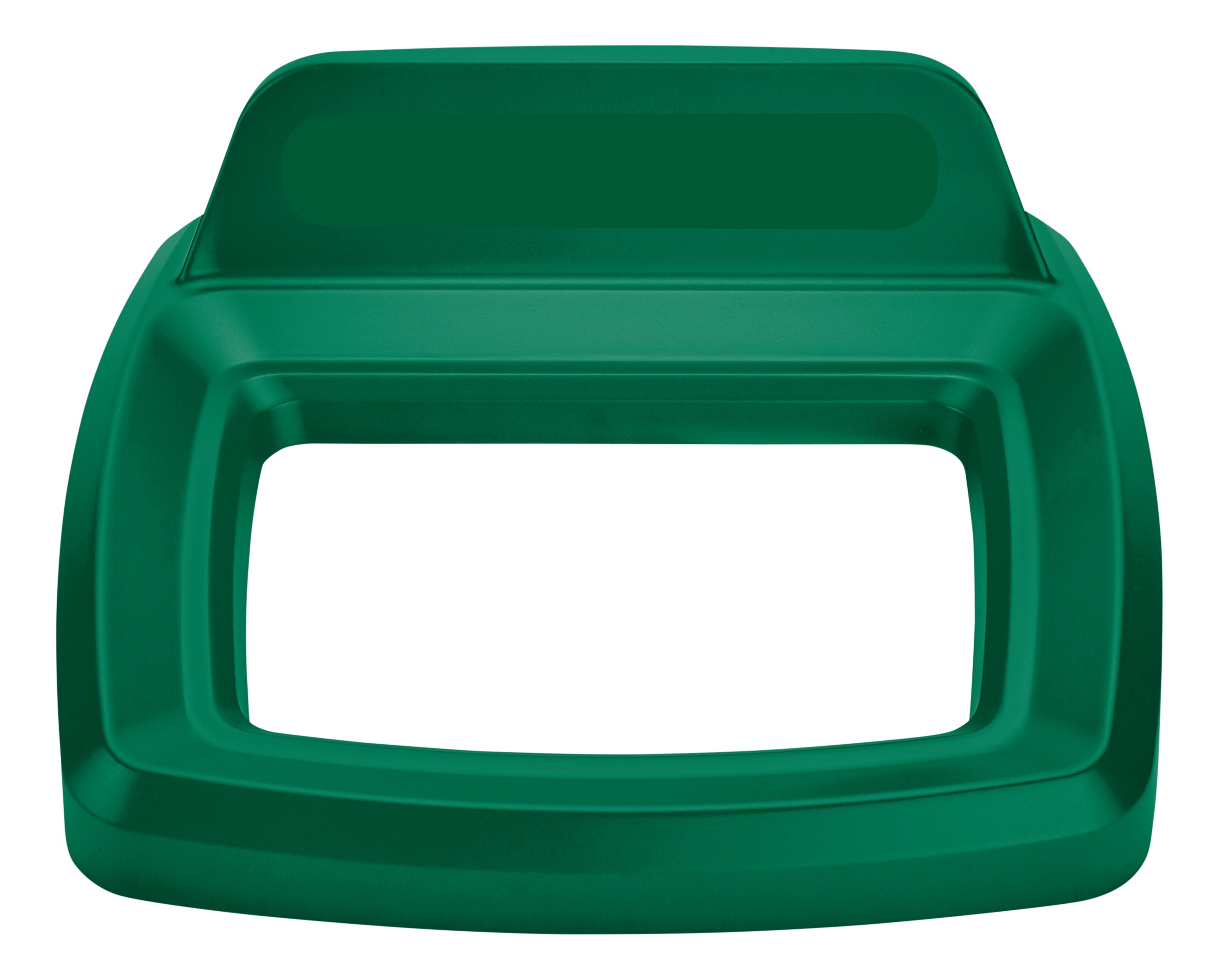 The Rubbermaid Commercial Products Universal Lids are designed to make recycling easier with consistent color-coding, lid openings and waste stream options