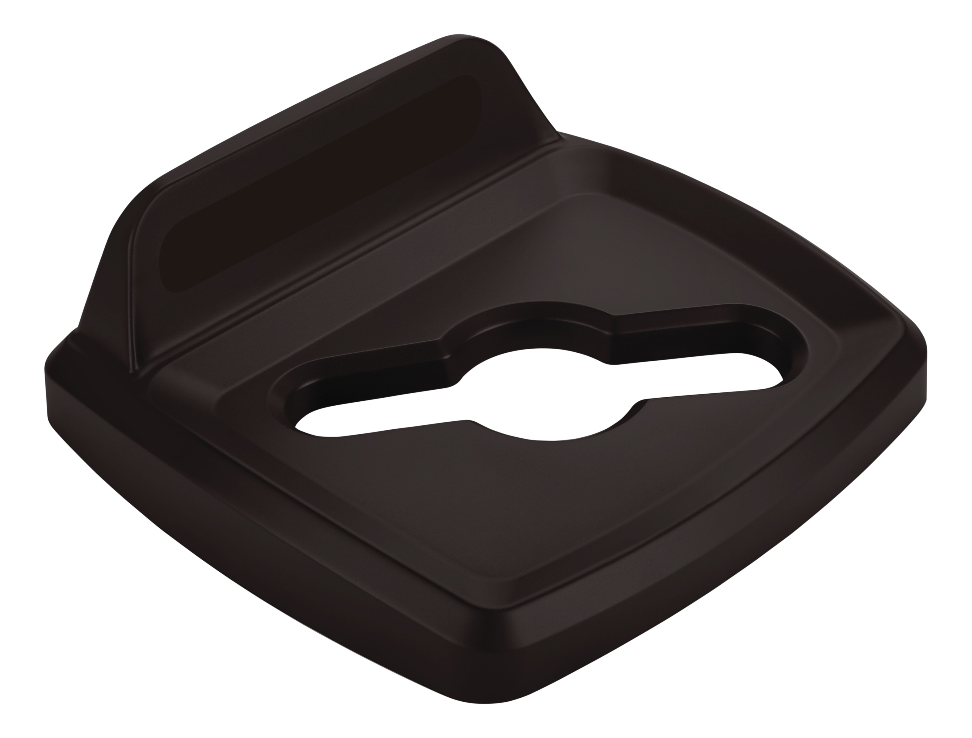 The Rubbermaid Commercial Products Universal Lids are designed to make recycling easier with consistent color-coding, lid openings and waste stream options