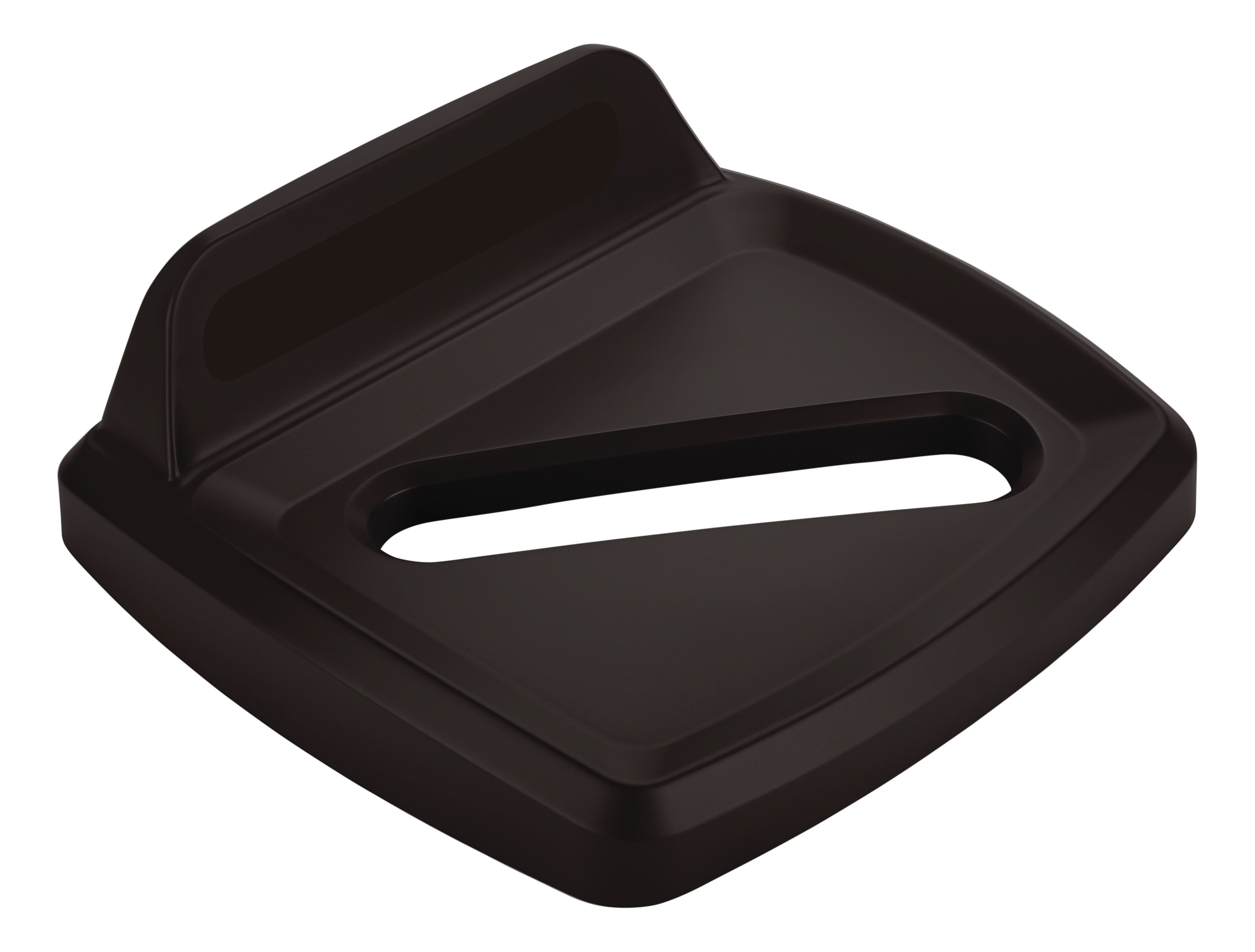 The Rubbermaid Commercial Products Universal Lids are designed to make recycling easier with consistent color-coding, lid openings and waste stream options