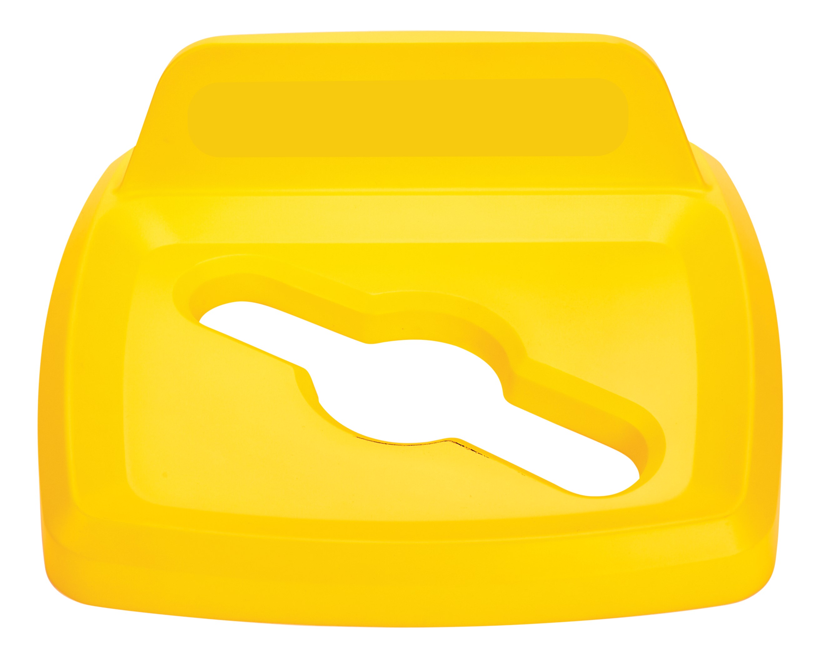 The Rubbermaid Commercial Products Universal Lids are designed to make recycling easier with consistent color-coding, lid openings and waste stream options