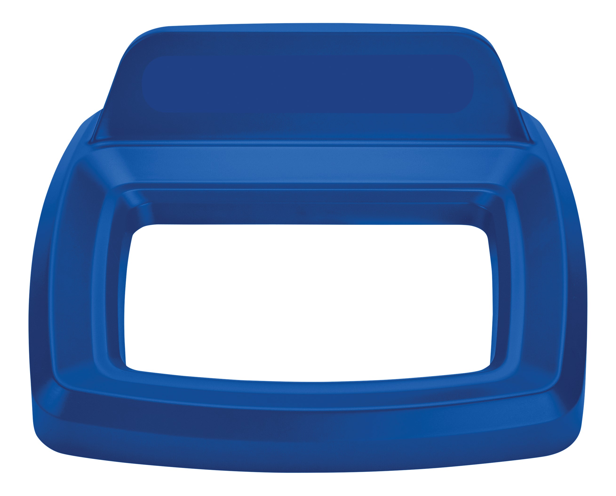 The Rubbermaid Commercial Products Universal Lids are designed to make recycling easier with consistent color-coding, lid openings and waste stream options