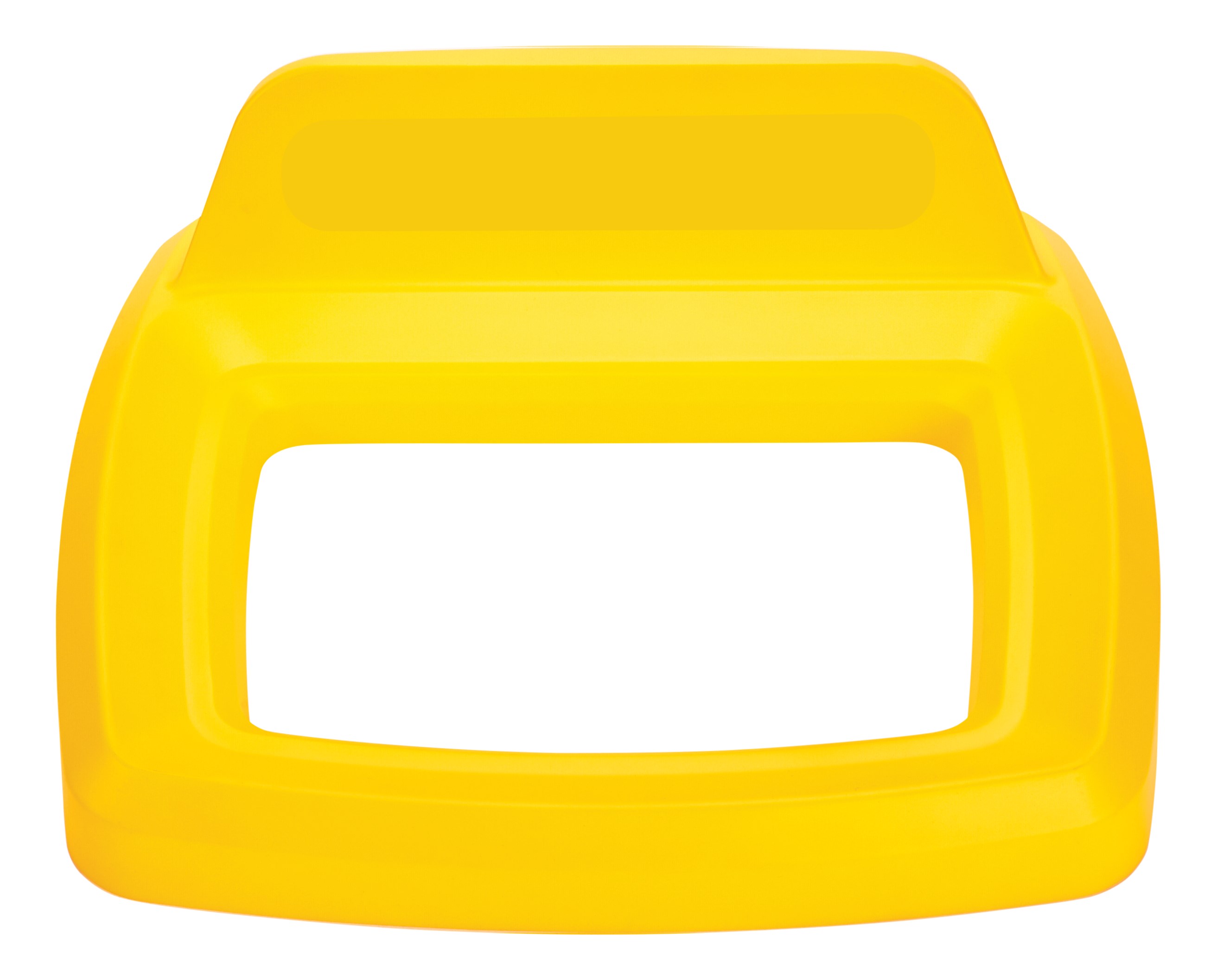 The Rubbermaid Commercial Products Universal Lids are designed to make recycling easier with consistent color-coding, lid openings and waste stream options