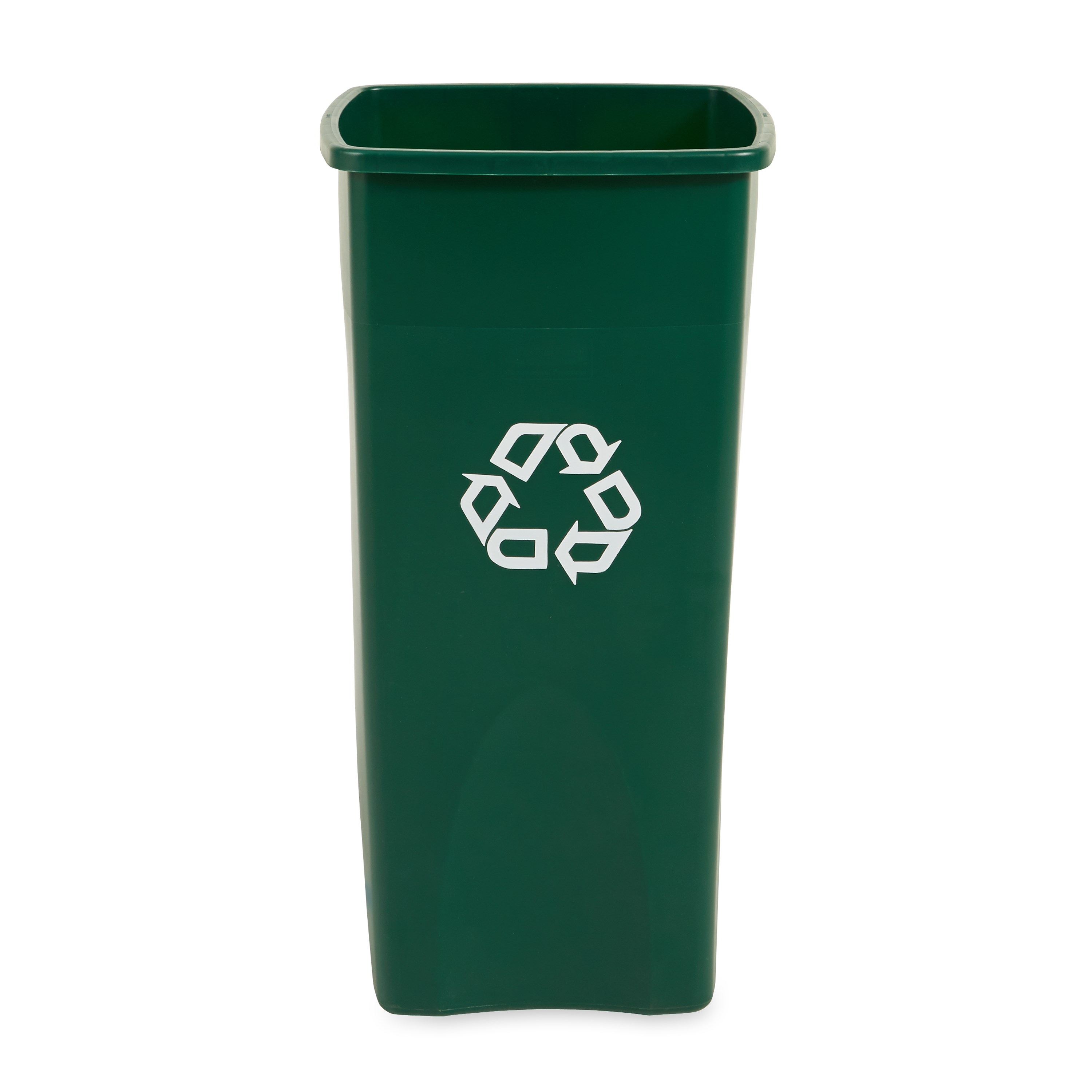 The Rubbermaid Commercial Products Universal Square Containers are space-efficient and economical.