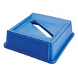 Paper Recycling Tops for Untouchable® containers help facilitate recycling sortation and waste disposal.