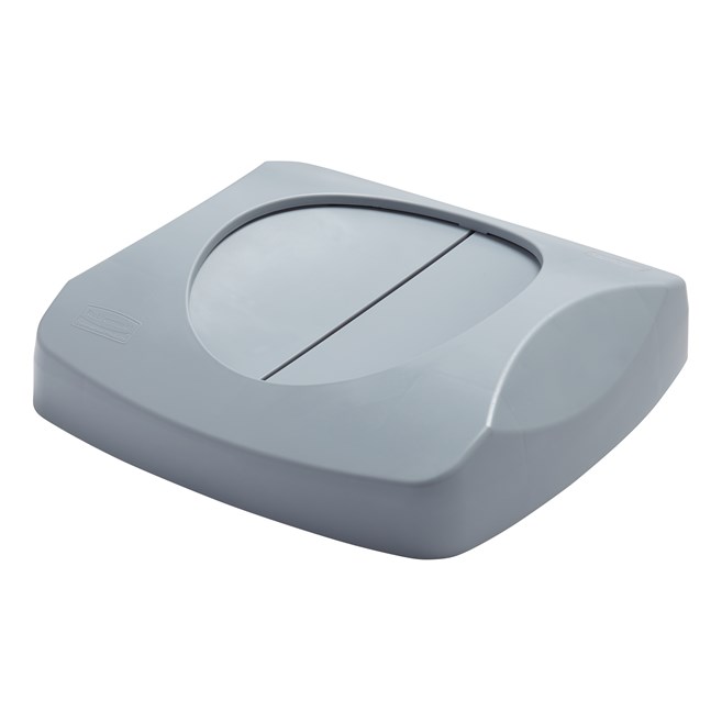 The Universal Container Swing Top Lid helps facilitate recycling sortation and waste disposal.