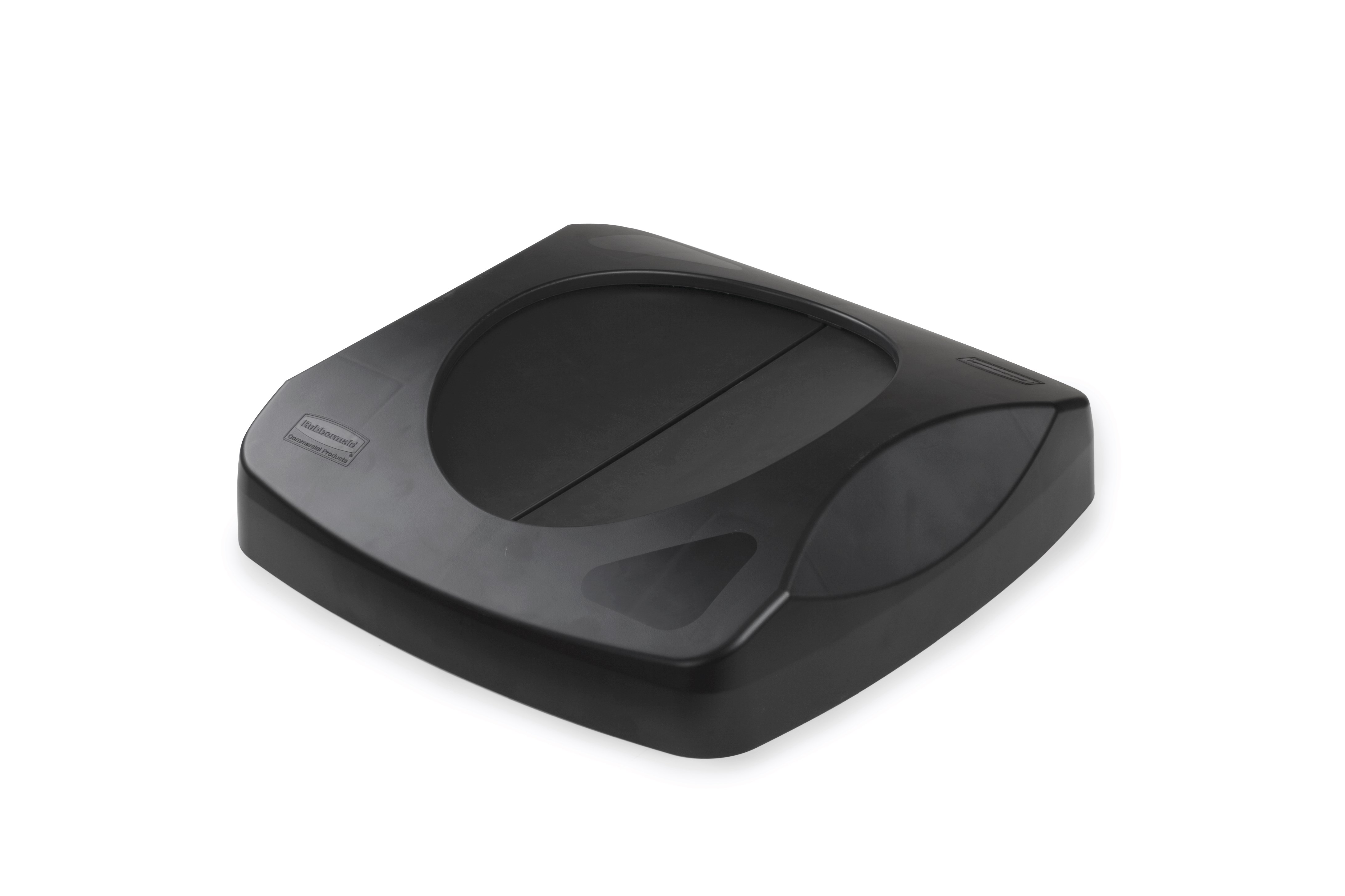 The Universal Container Swing Top Lid helps facilitate recycling sortation and waste disposal.