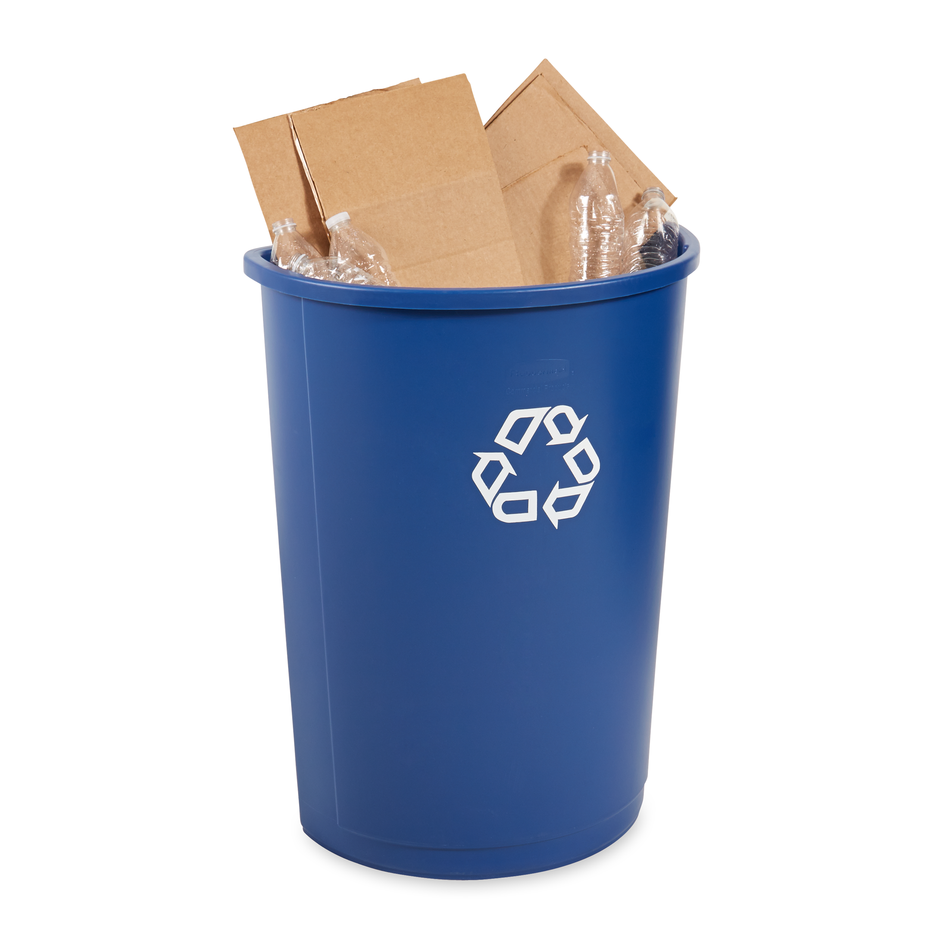 De Untouchable® halfronde afvalbakken van Rubbermaid Commercial bieden functionele afvalinzameling in een elegante vormgeving.