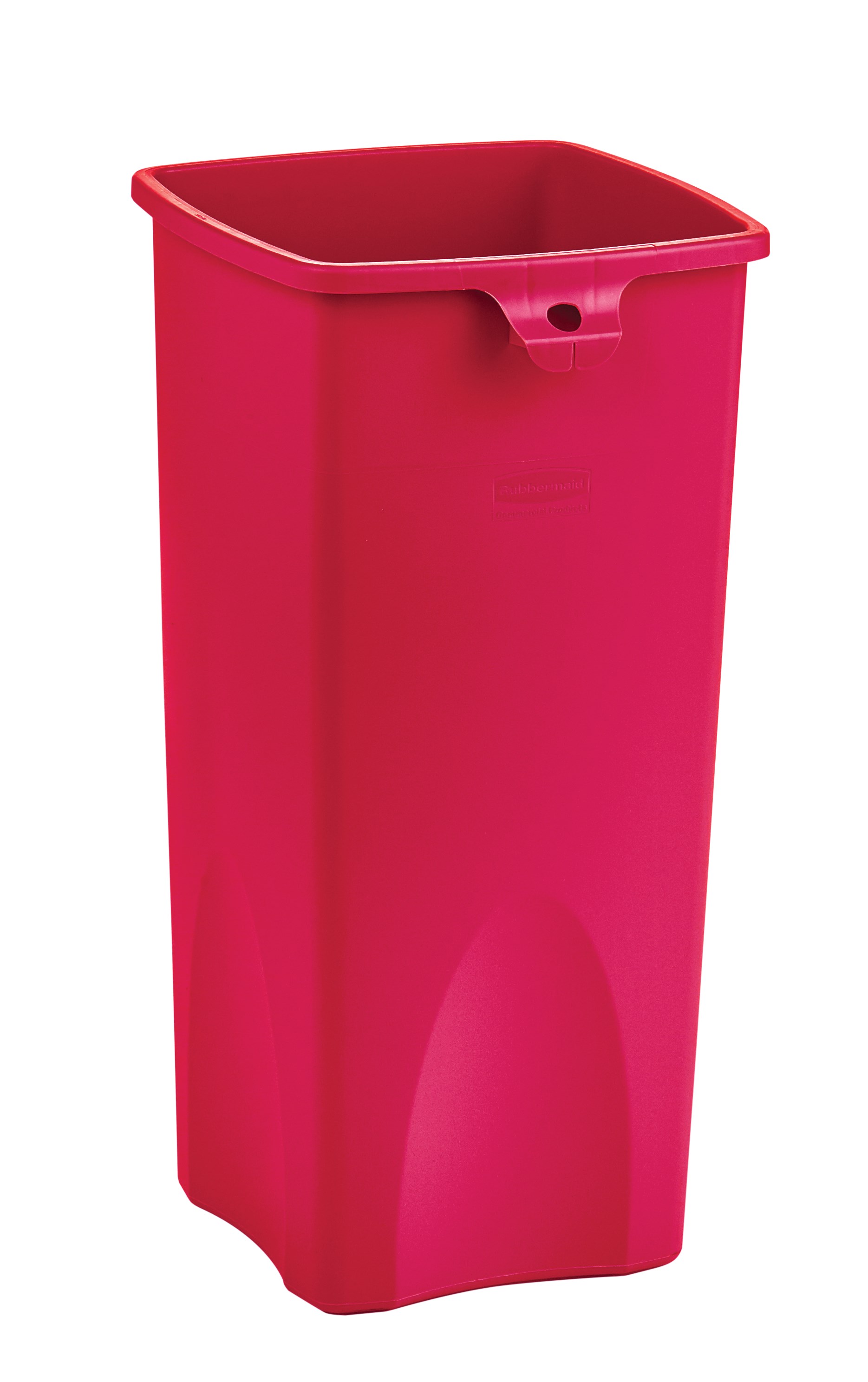 Stationary containers provide convenient central collection sites for multiple work stations or areas.