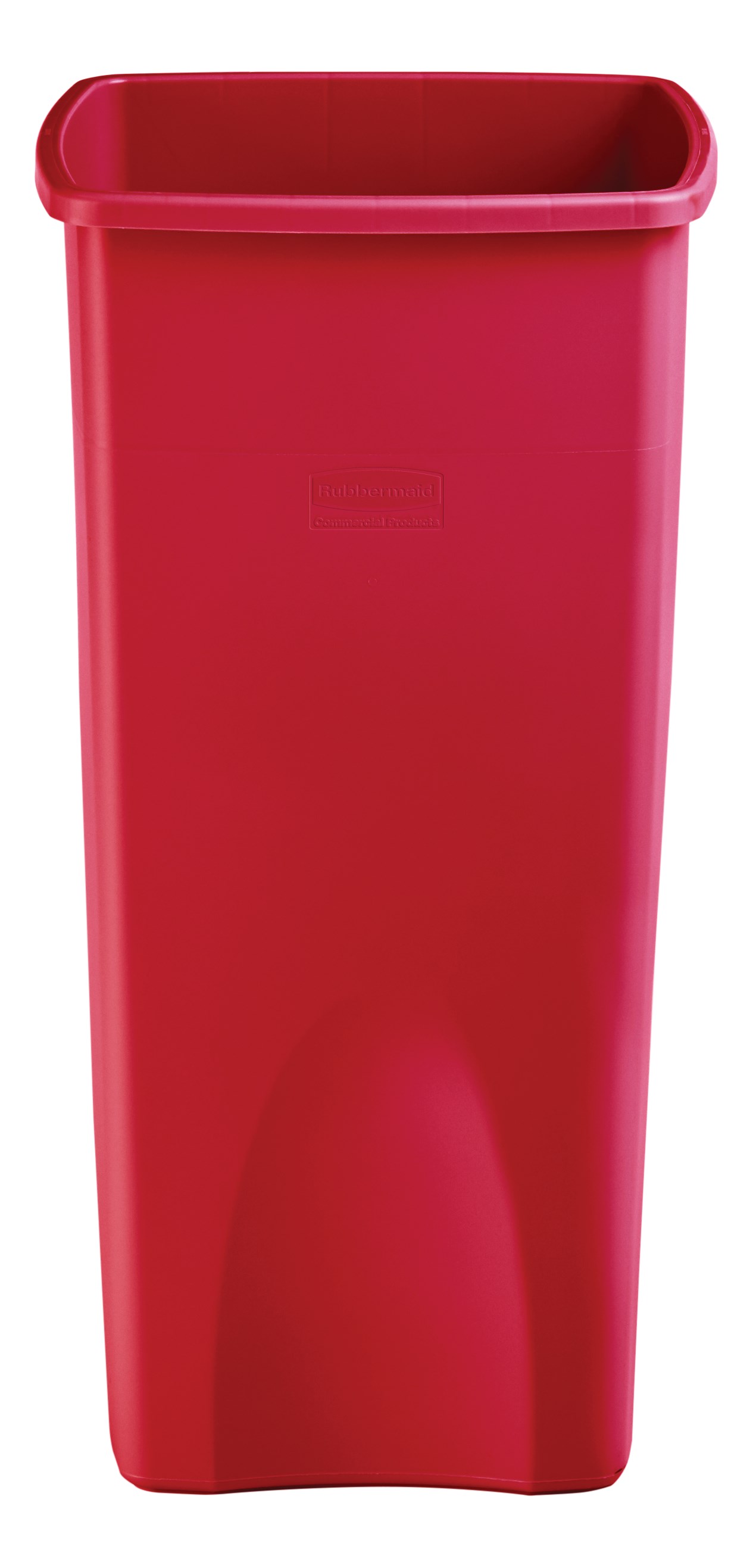 Stationary containers provide convenient central collection sites for multiple work stations or areas.