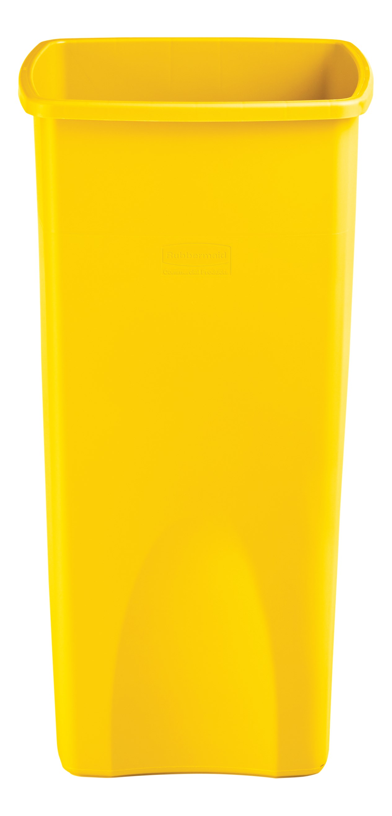 Stationary containers provide convenient central collection sites for multiple work stations or areas.