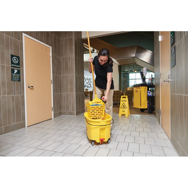 With features that surpass traditional mop buckets, the new generation of WaveBrake® helps to clean floors with less effort to get the job done safer, without sacrificing quality and durability.