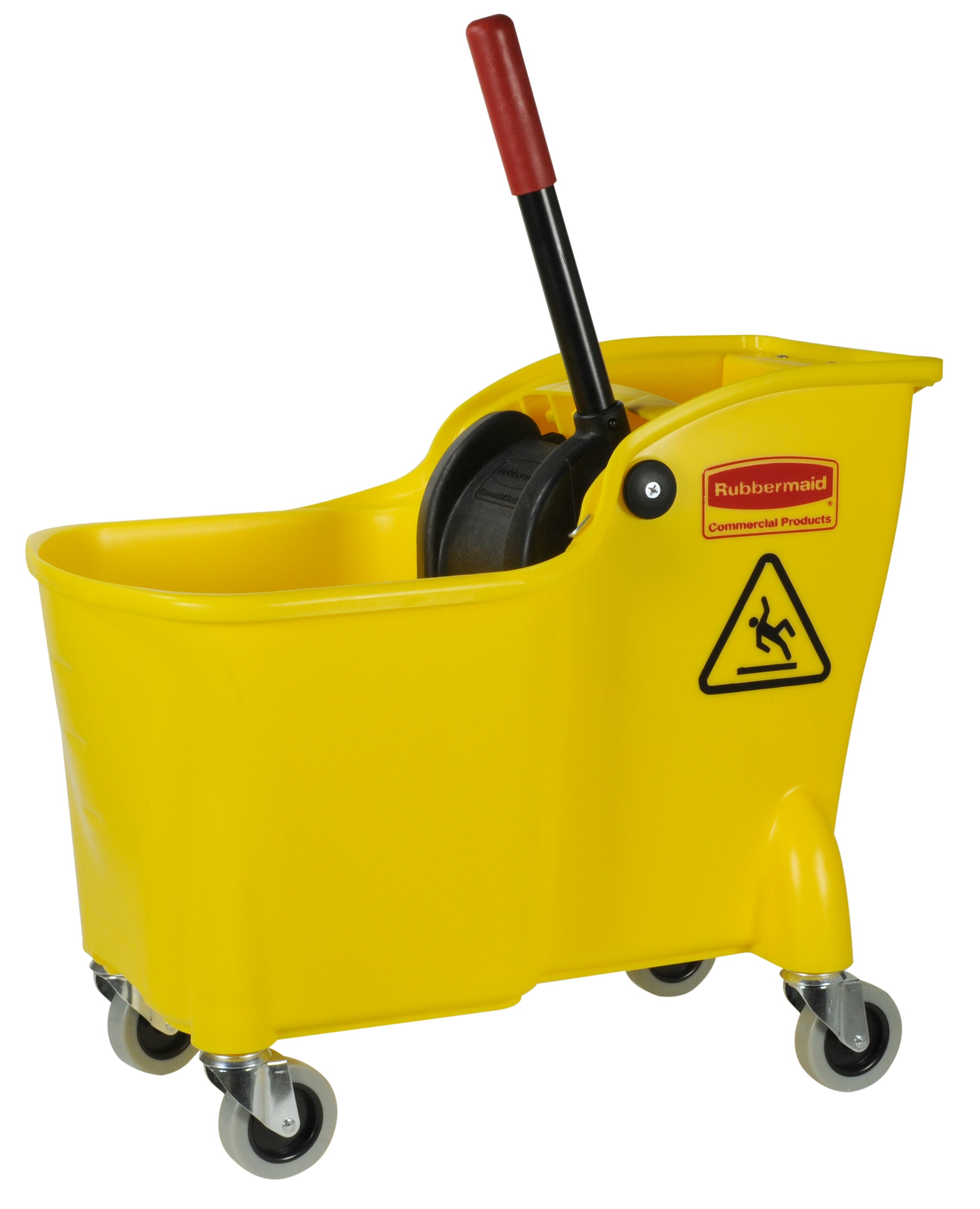 การออกแบบแบบชิ้นเดียว: ถังและที่รีดน้ำในตัว รูบนแผ่นรีดน้ำทั้งสองแผ่นช่วยรีดน้ำออกจากม็อบได้มากขึ้นในเวลาอันสั้น กลไกการรีดน้ำย้อนกลับเพื่อการใช้งานที่สะดวกสบายยิ่งขึ้น ที่จับยกในตัวที่ด้านล่างของถังช่วยให้ยกและเทน้ำออกได้ง่ายขึ้น