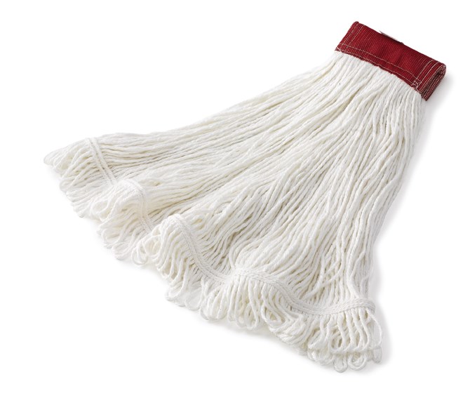 Looped ends and yarn tailband help reduce streaking. Tightly twisted, 4-ply yarn helps reduce linting.