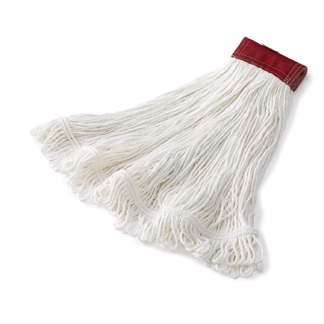 Looped ends and yarn tailband help reduce streaking. Tightly twisted, 4-ply yarn helps reduce linting.