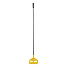Invader® Side-Gate Mop Handle makes removing and replacing mop heads easy and efficient. Thumbwheel clamps the mop firmly in place; should be used with 1"  headband mops only.