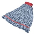 Web Foot® Blend Shrinkless Mop is made from a balanced 4-ply blend of cotton and synthetic yarn for high absorbency that is ideal for general purpose mopping.