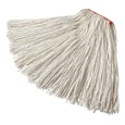 The Rubbermaid Commercial Cut End Mop features a bolt-on head for general purpose mopping.