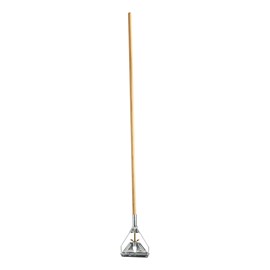 Easy-Change Mop Handle makes removing and replacing mop heads easy and efficient.