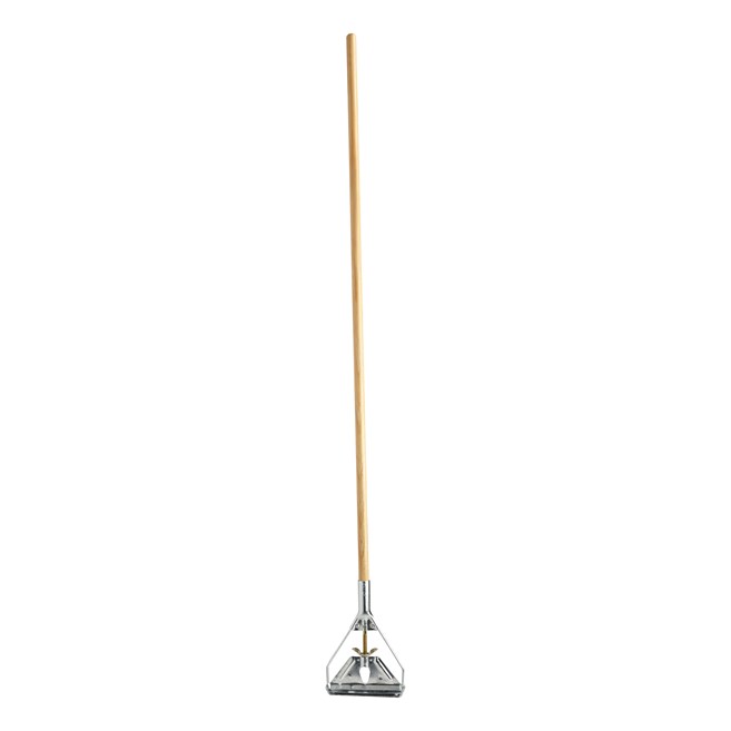 Easy-Change Mop Handle makes removing and replacing mop heads easy and efficient.