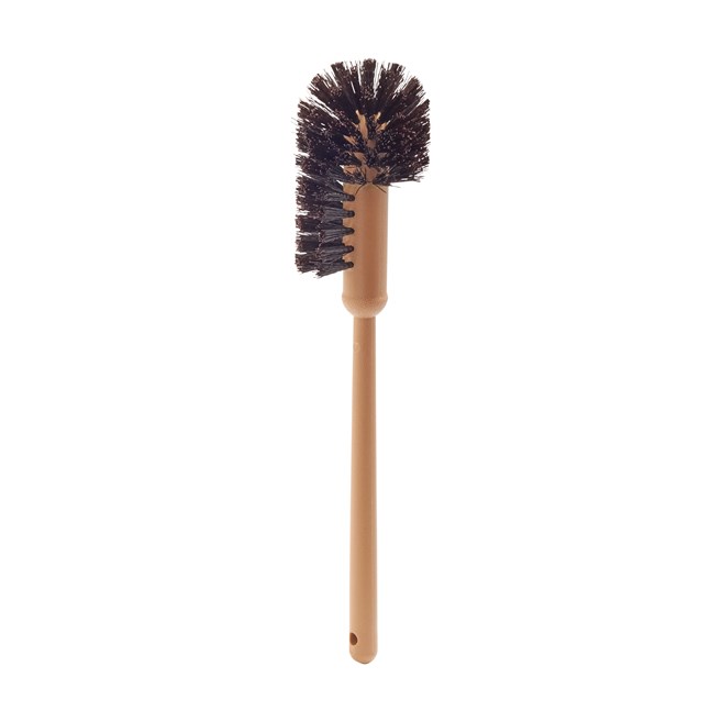 The Rubbermaid Commercial Toilet Brush with Plastic Handle is a stain and odor resistant toilet bowl brush.