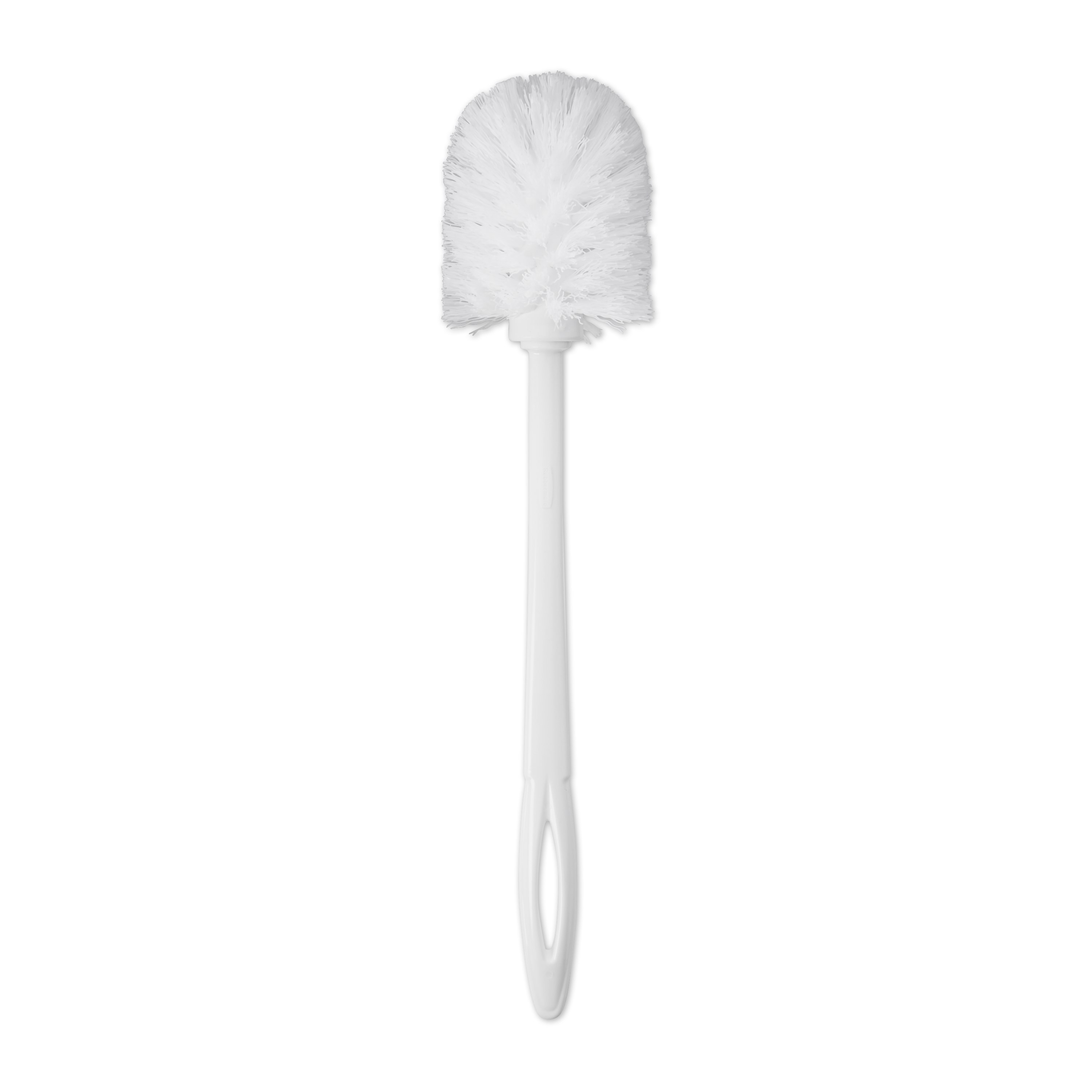 The Rubbermaid Commercial Products Toilet Brush with Plastic Handle is a stain and odor resistant toilet bowl brush.
