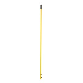 The Light Commercial Quick-Connect Handle is made of steel covered in yellow powder coating for corrosion resistance. It is compatible with the Light Commercial Quick-Connect Frame, Mop Pads and Dust Pads (sold separately) to help clean floors faster and more ergonomically and effectively than traditional string mops for cleaner, healthier facilities.