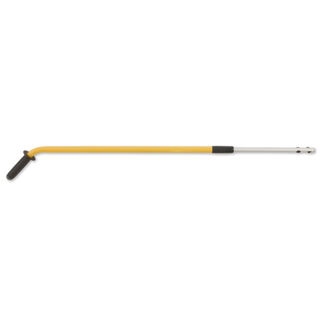 El mango ergonómico Rubbermaid Commercial HYGEN™ Quick-Connect se ajusta a sus necesidades.