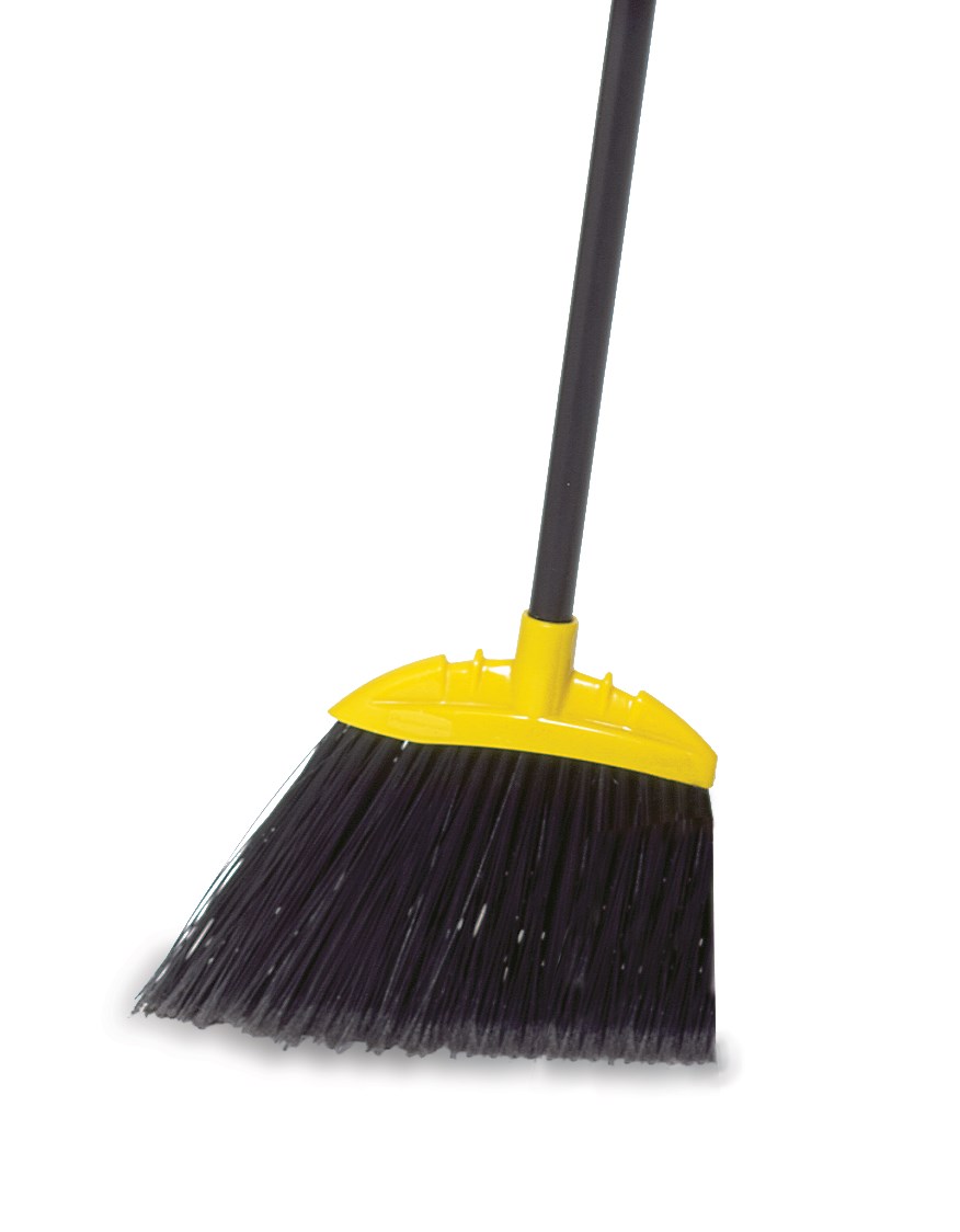 定番のお歳暮 Angle Sweep Smooth Jumbo Broom, Jumbo | Black Handle, Metal スキー