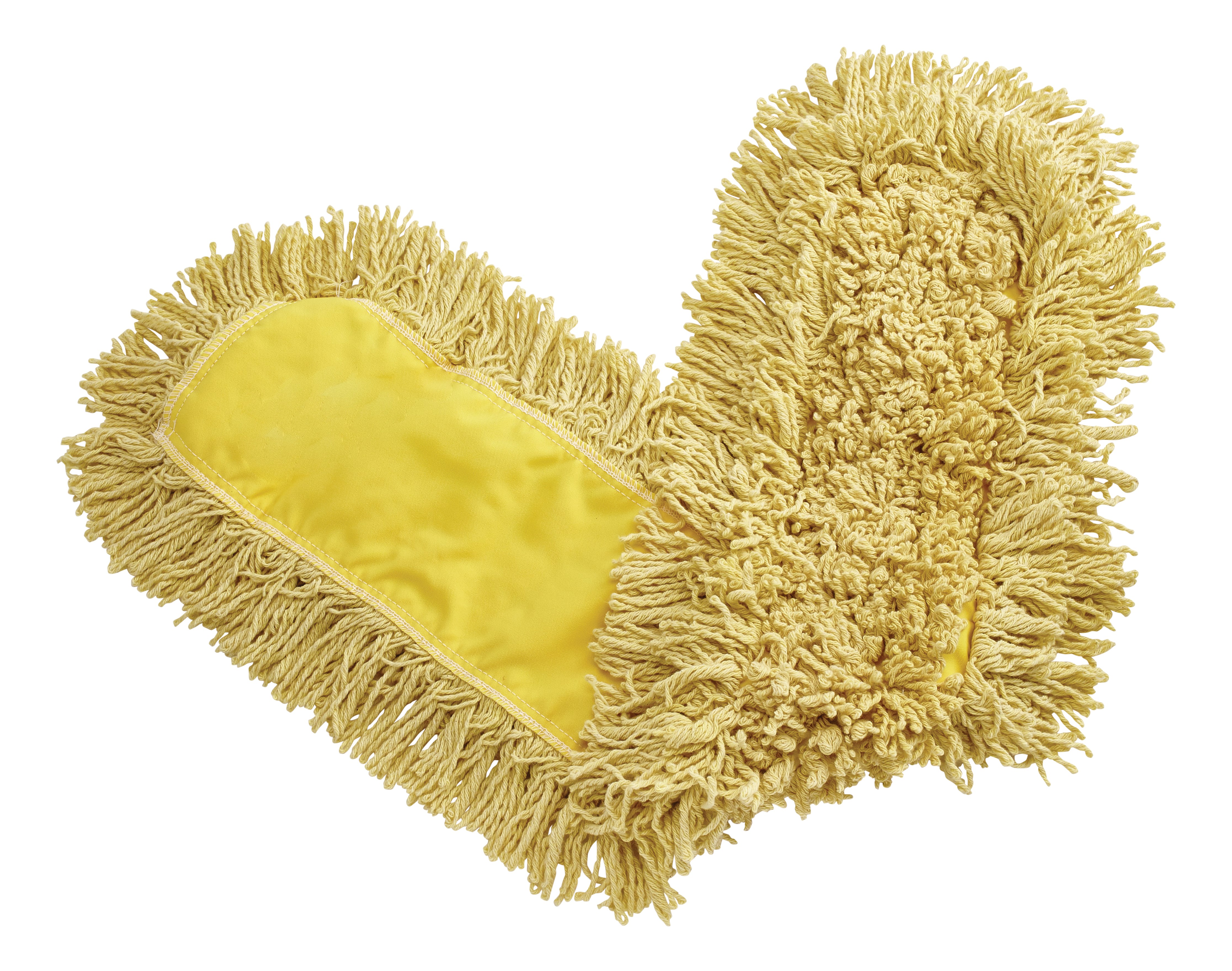 Trapper® Dust Mop 36" FGJ15500 is a looped-end, balanced-blend dust mop for general-purpose dust mopping. Pretreated, preshrunk, and fully launderable for long product life.
