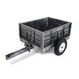 The Rubbermaid Commercial Tractor Cart 8 CF unassembled, 750 lb. capacity
