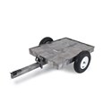 The Rubbermaid Commercial Tractor Cart 8 CF unassembled, 750 lb. capacity