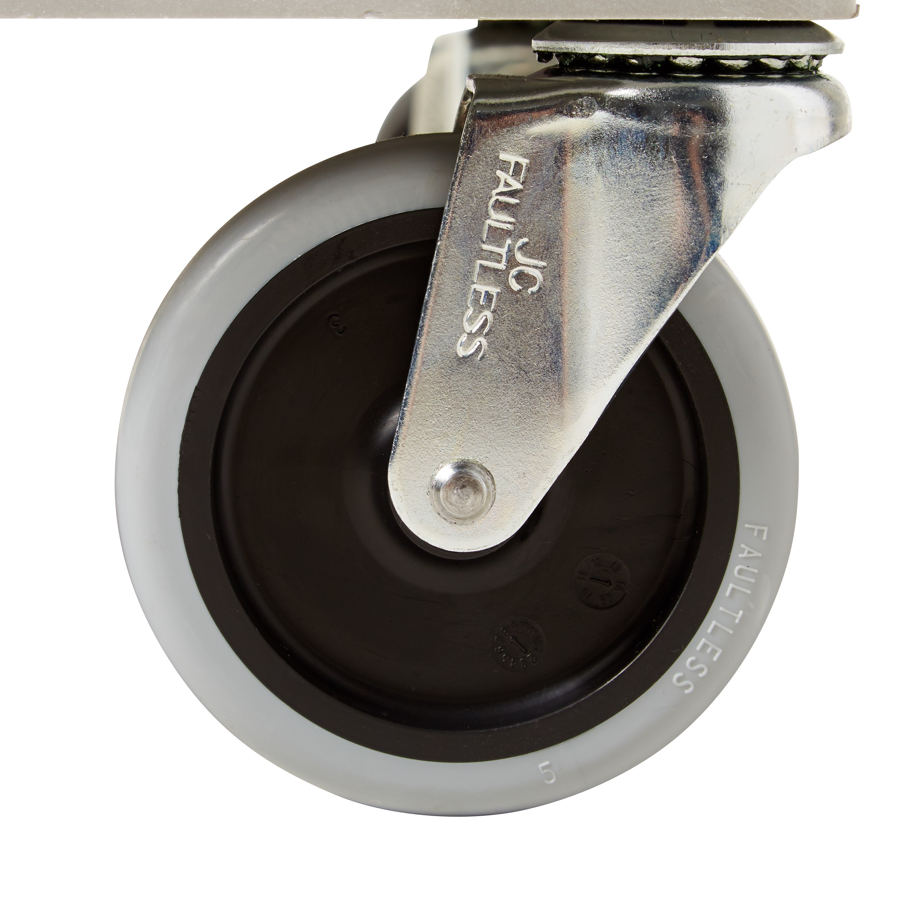 Service Utility Cart with 3-inch Swivel Casters and End Panels is a versatile, durable cart that can perform a wide variety of tasks. This rolling utility cart has non-marking swivel casters for smooth movement and raised arms on both sides for easy maneuverability.