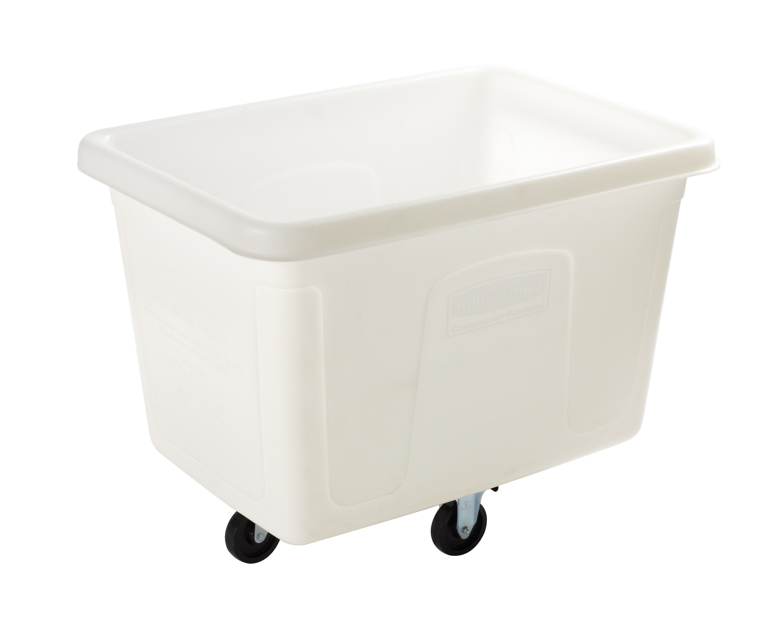 The Rubbermaid Commercial 14 cuft Cube Truck is part of a full line of Cube Trucks assisting in waste collection, material transport, and laundry handling.