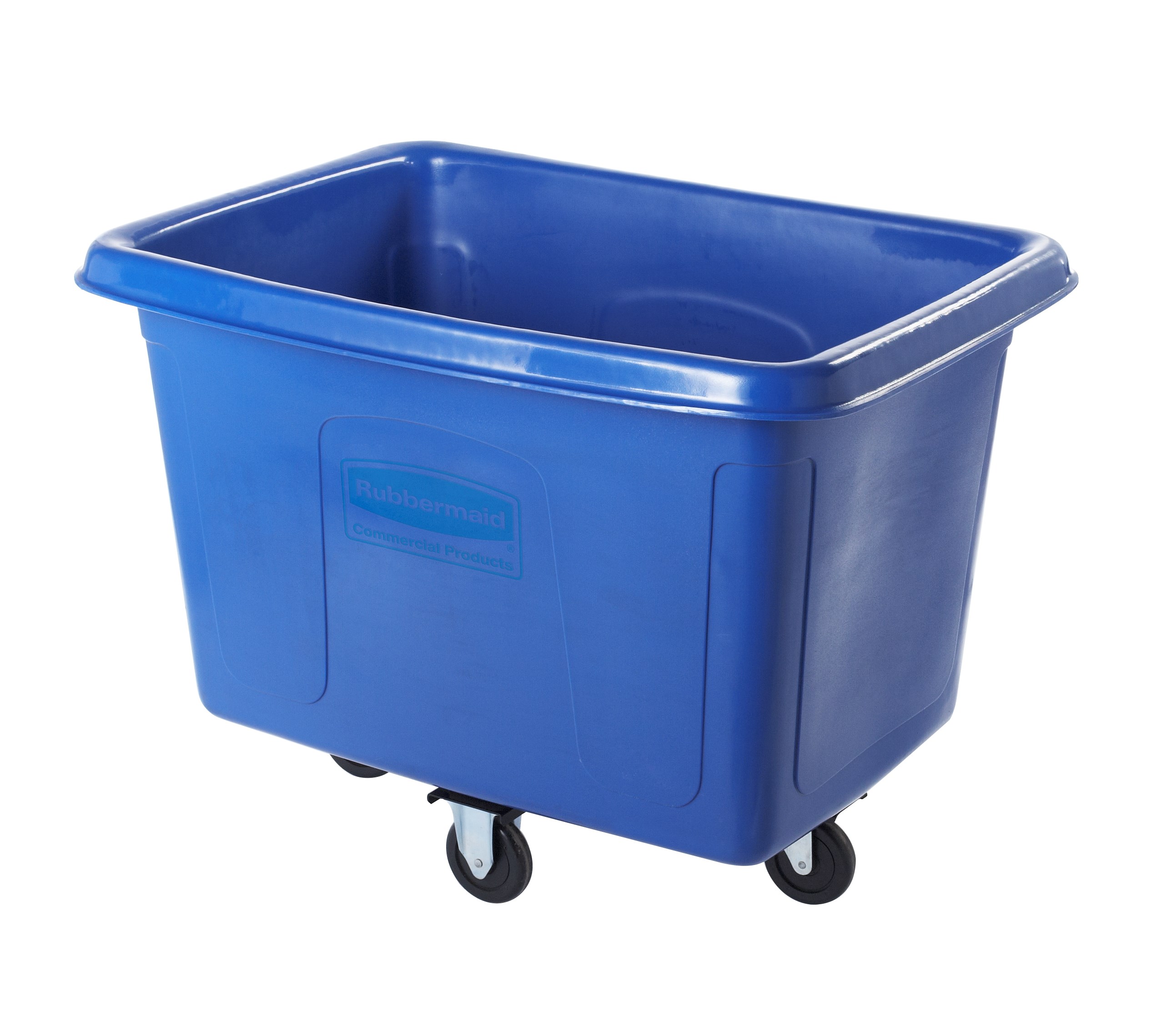 The Rubbermaid Commercial 14 cuft Cube Truck is part of a full line of Cube Trucks assisting in waste collection, material transport, and laundry handling.