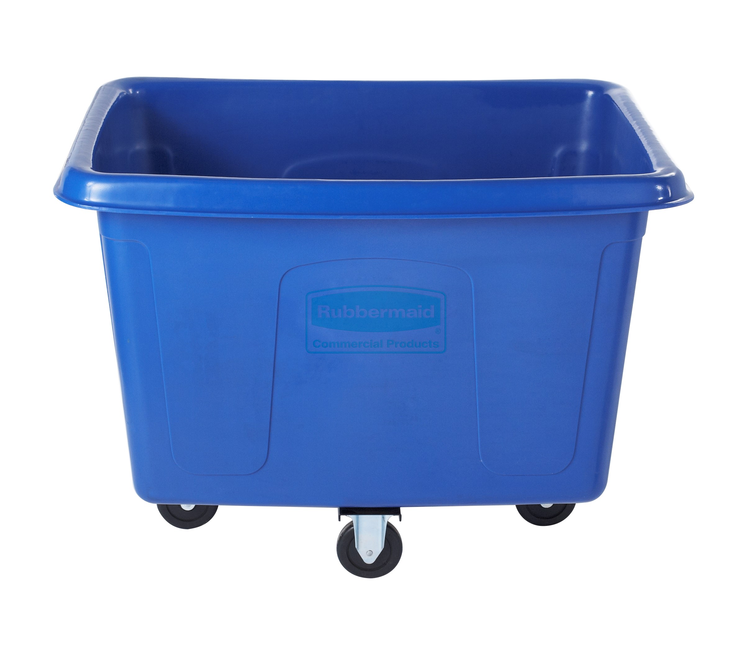 The Rubbermaid Commercial 14 cuft Cube Truck is part of a full line of Cube Trucks assisting in waste collection, material transport, and laundry handling.