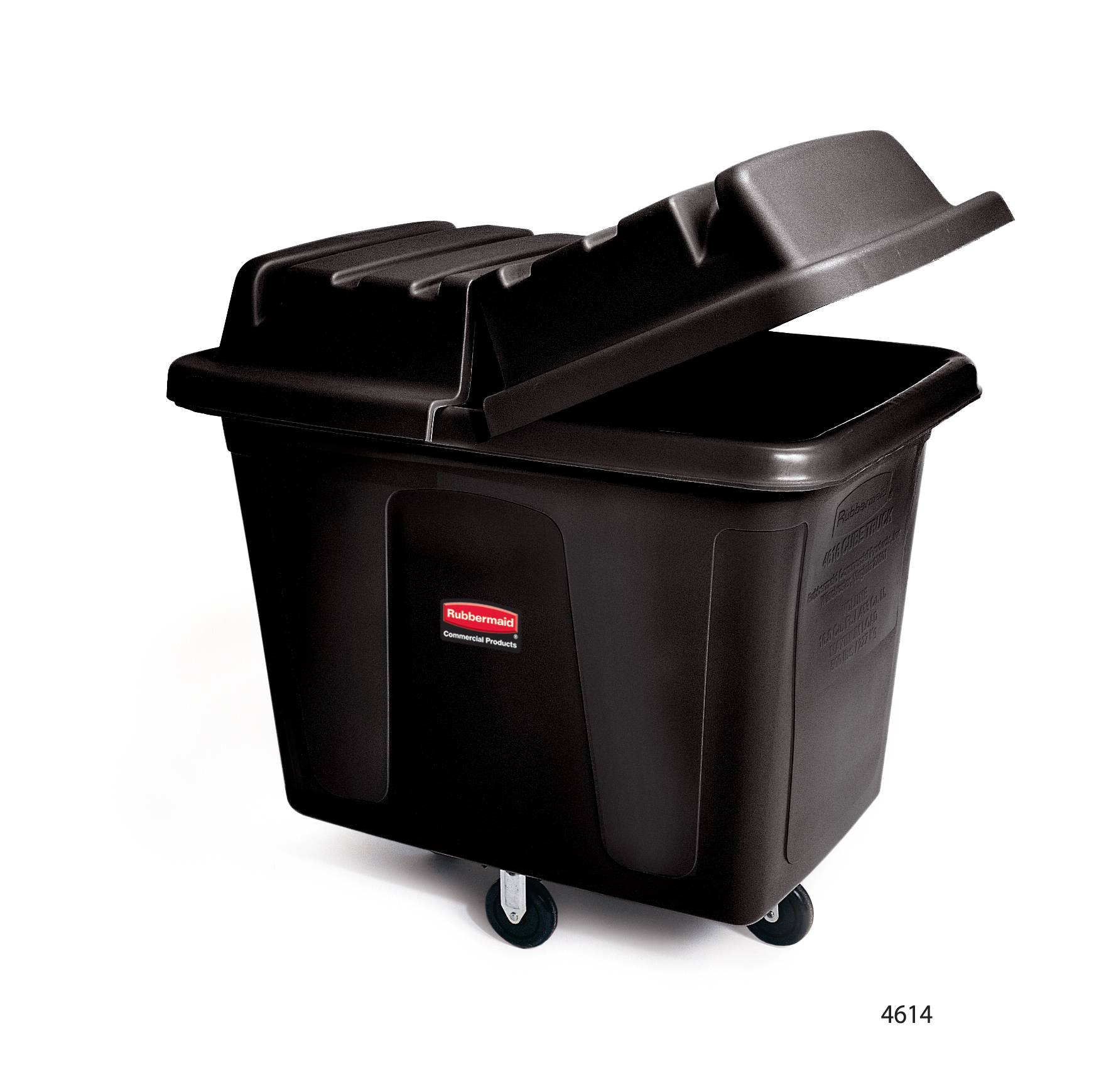 The Rubbermaid Commercial 14 cu ft Cube Truck is part of a full line of Cube Trucks assisting in waste collection, material transport, and laundry handling.