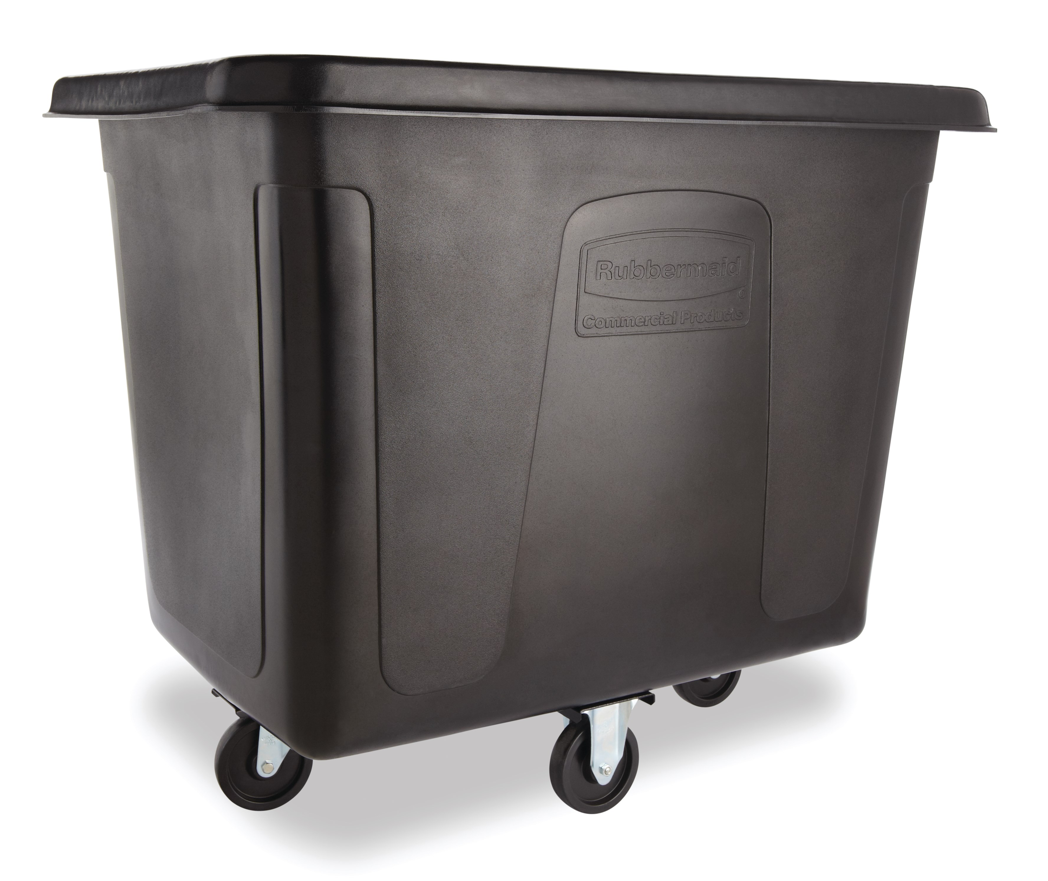 Rubbermaid Commercial 16 cu ft Cube Truckは、廃棄物収集、資材運搬、ランドリー・ハンドリングを支援するキューブ・トラックのフルラインナップのひとつです。