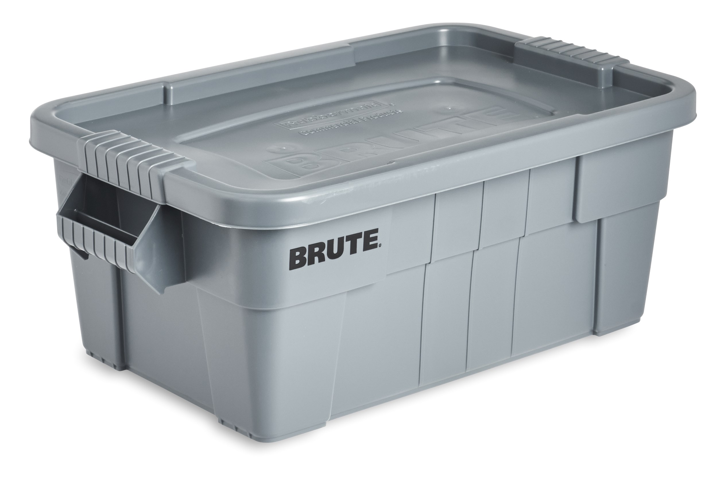 BRUTE® Totes with Lid | BRUTE® 14 Gal Tote with Lid, Gray