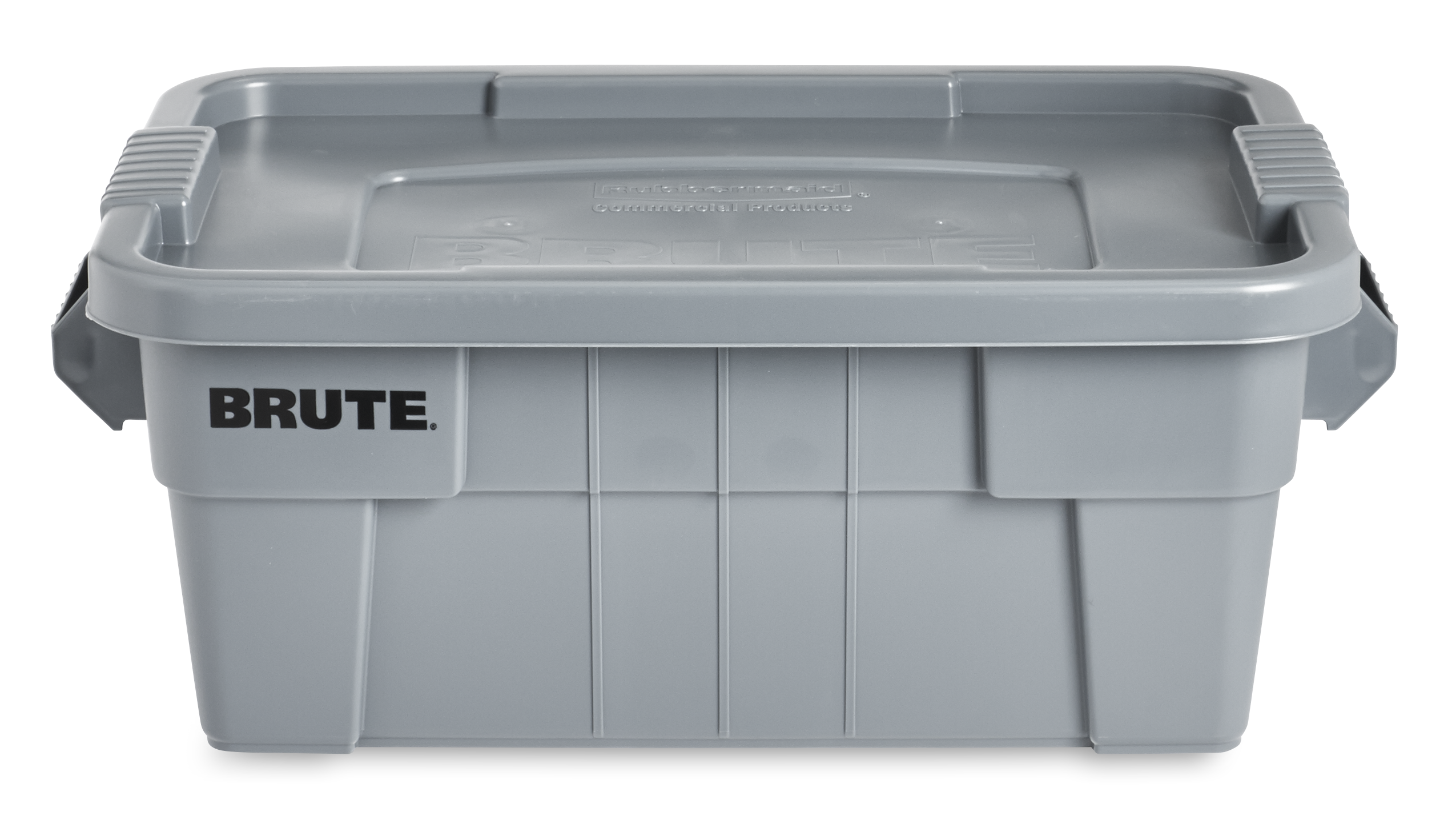The Rubbermaid Commercial BRUTE® Food Storage Tote with Lid is ideal for the food service industry, these plastic food storage containers meet NSF/ANSI Standard 2 for use in food handling and processing.