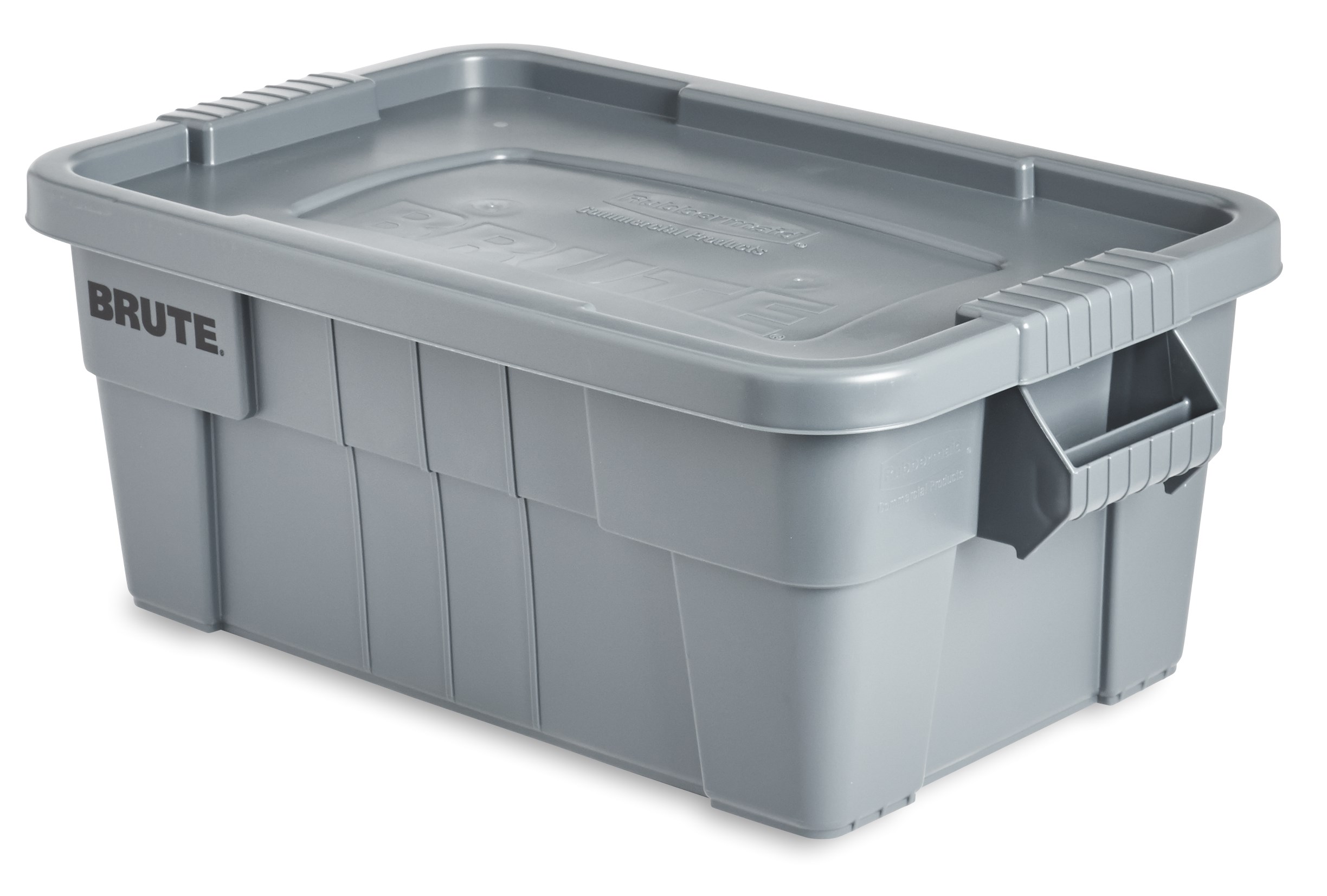 The BRUTE® Food Storage Tote with Lid is ideal for the food service industry, these plastic food storage containers meet NSF/ANSI Standard 2 for use in food handling and processing.