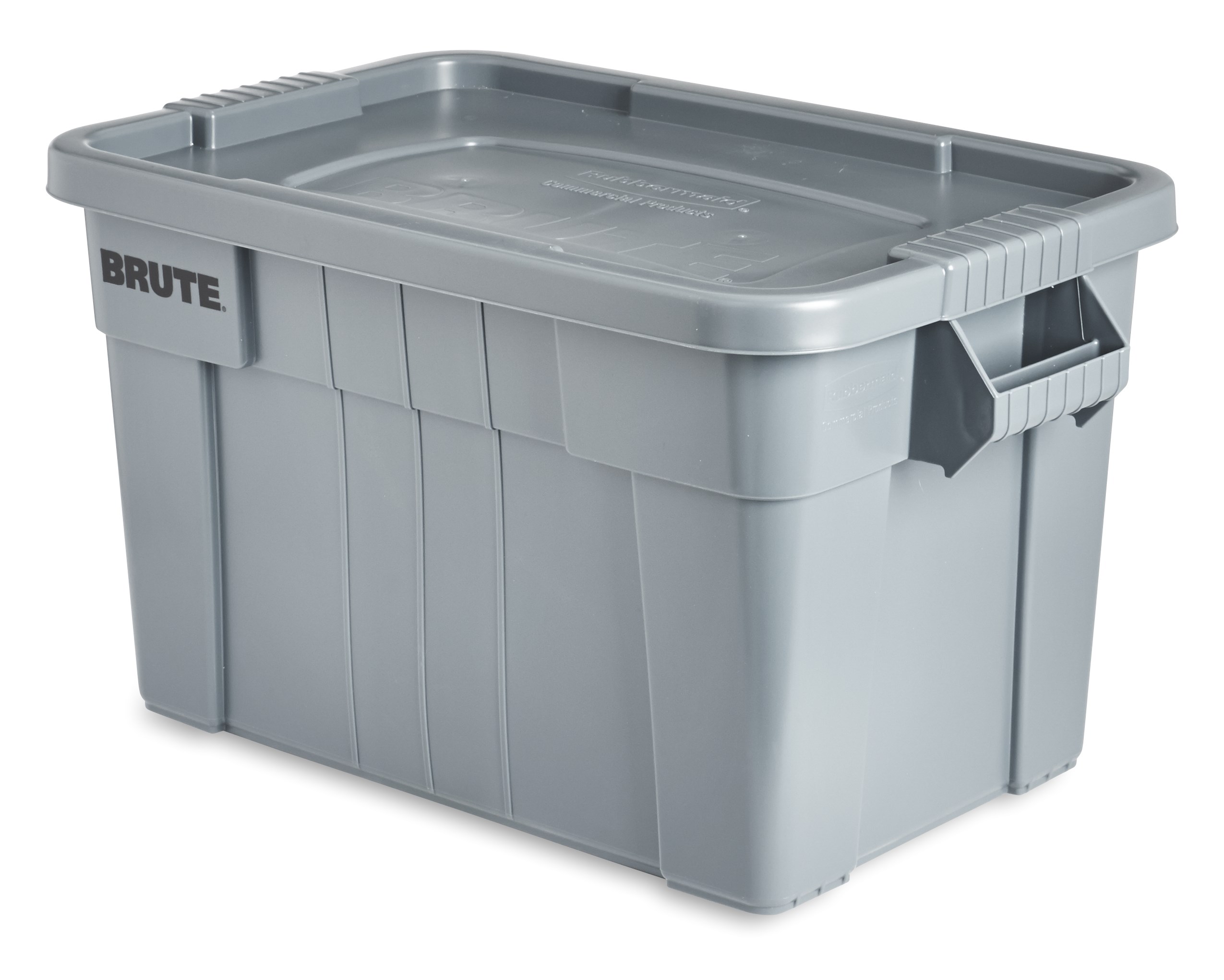 The BRUTE® Tote Storage Bin with Lid is a heavy-duty storage container. Ideal for the food service industry, these plastic food storage containers are NSF-certified for use in food handling and processing.