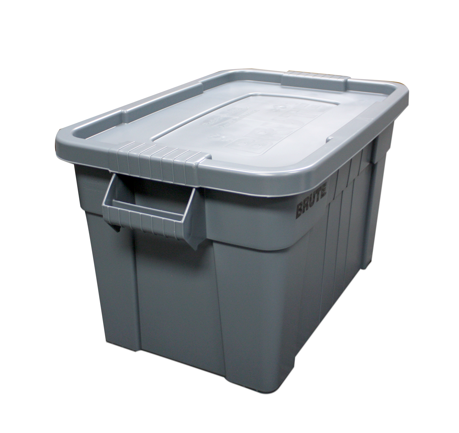 The Rubbermaid Commercial BRUTE® Tote Storage Bin with Lid is a heavy-duty storage container. Ideal for the food service industry, these plastic food storage containers are NSF-certified for use in food handling and processing.