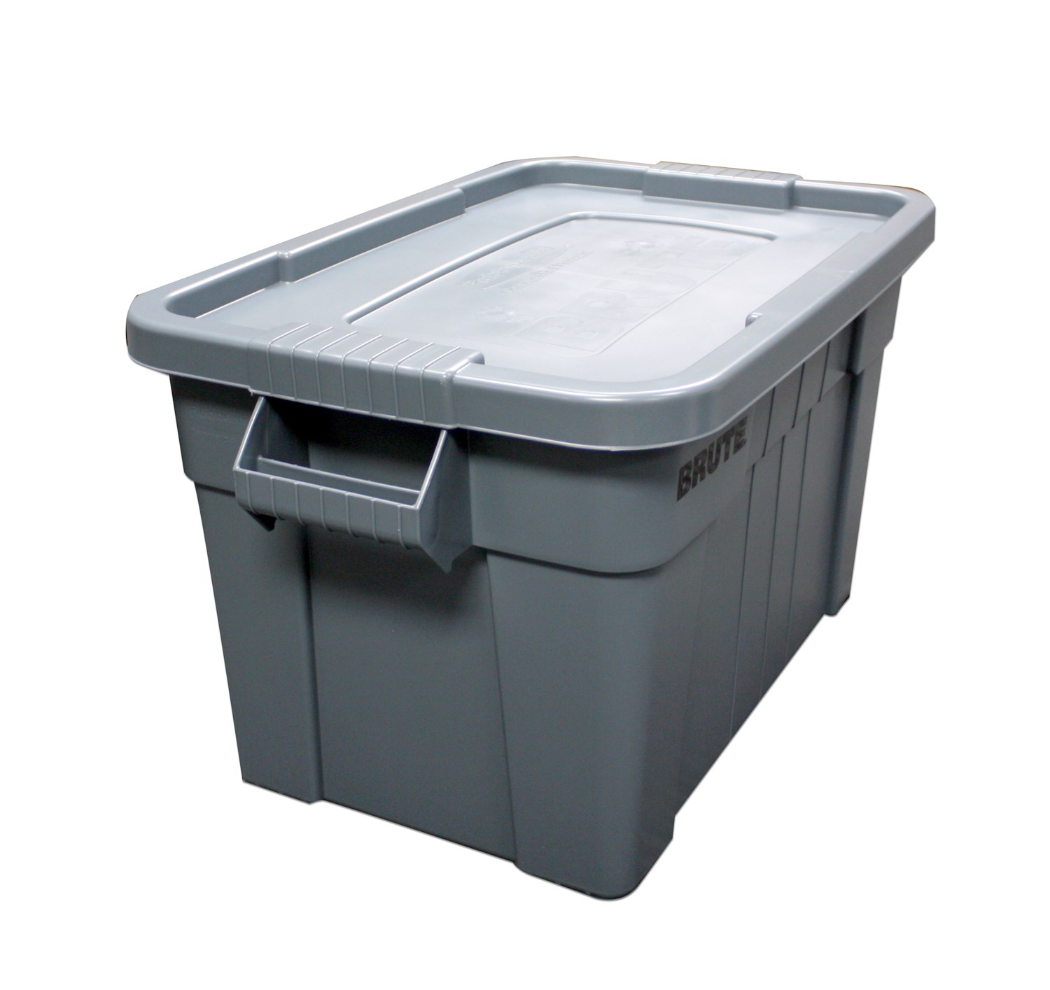 The BRUTE® Tote Storage Bin with Lid is a heavy-duty storage container. Ideal for the food service industry, these plastic food storage containers are NSF-certified for use in food handling and processing.