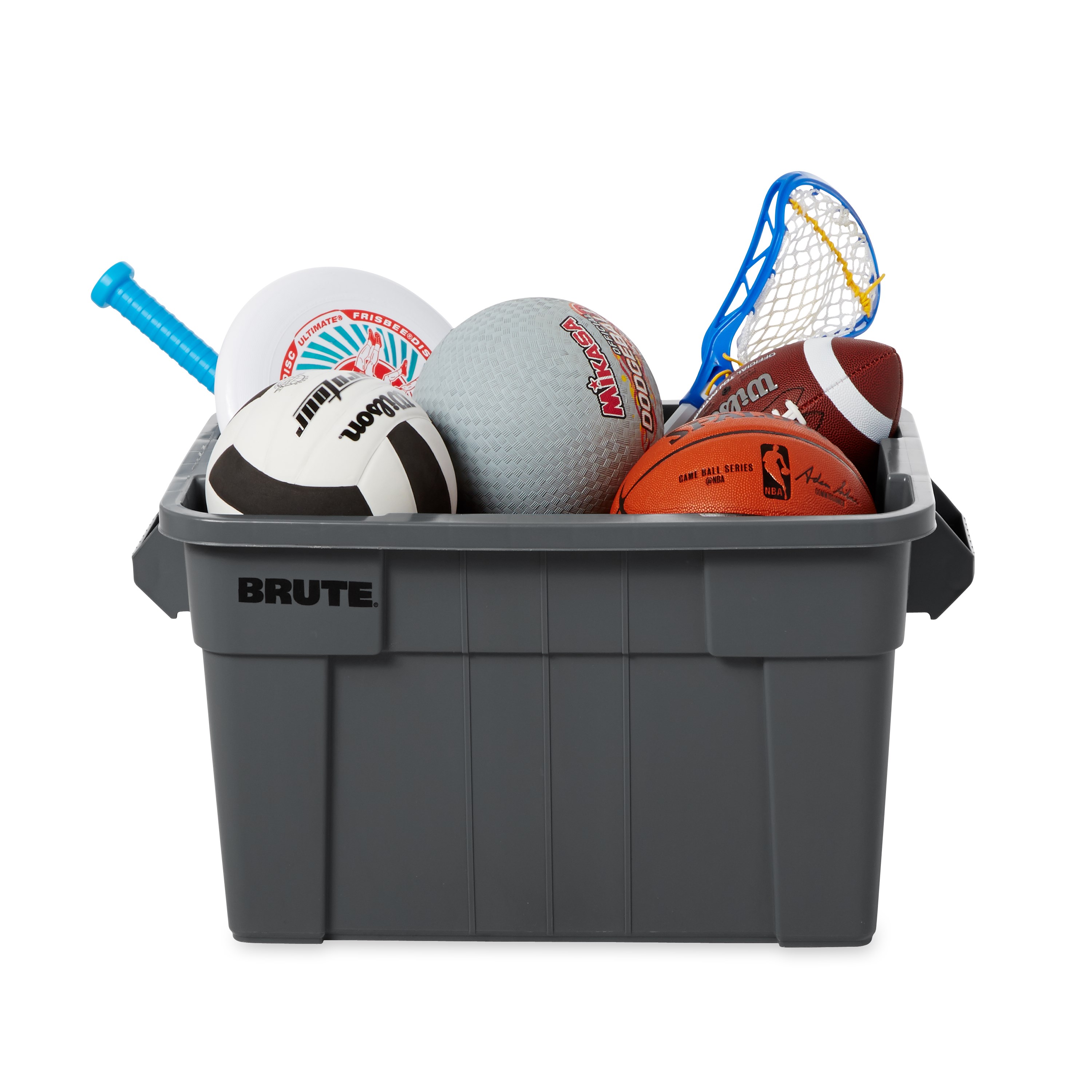 The BRUTE® Tote Storage Bin with Lid is a heavy-duty storage container. Ideal for the food service industry, these plastic food storage containers are NSF-certified for use in food handling and processing.