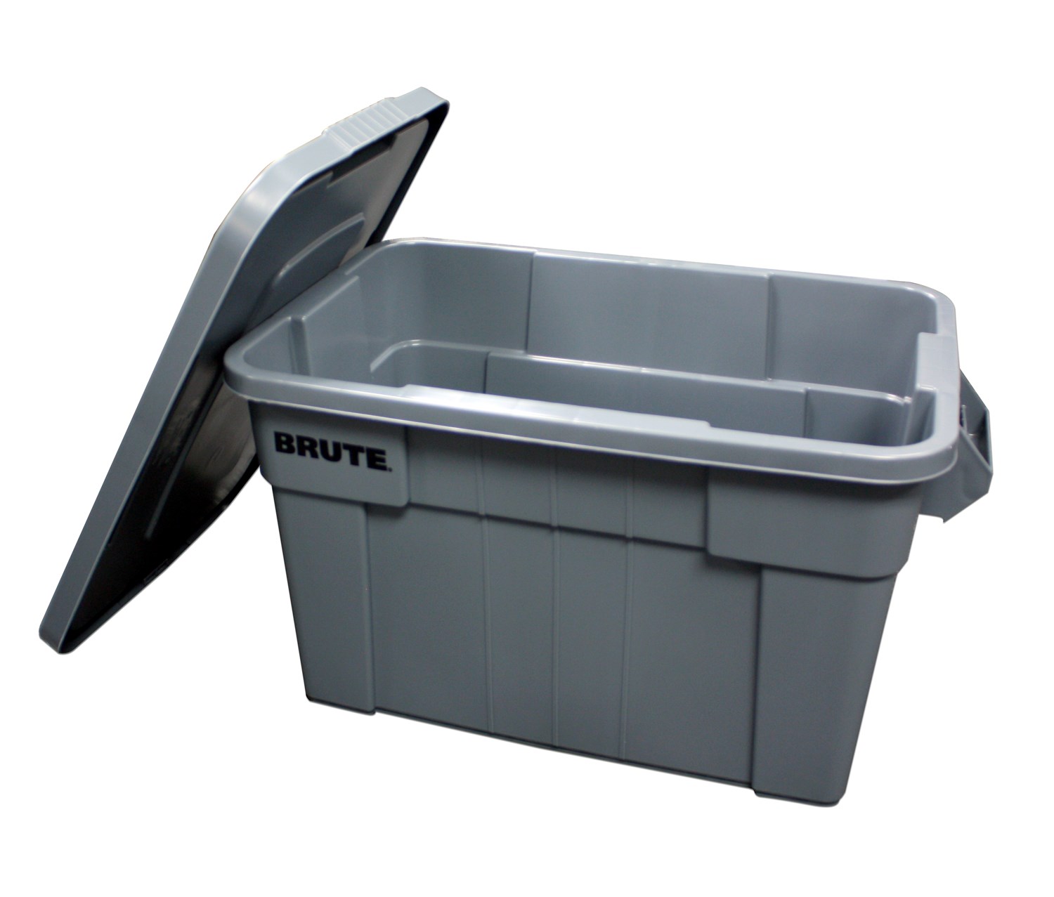 The BRUTE® Tote Storage Bin with Lid is a heavy-duty storage container. Ideal for the food service industry, these plastic food storage containers are NSF-certified for use in food handling and processing.