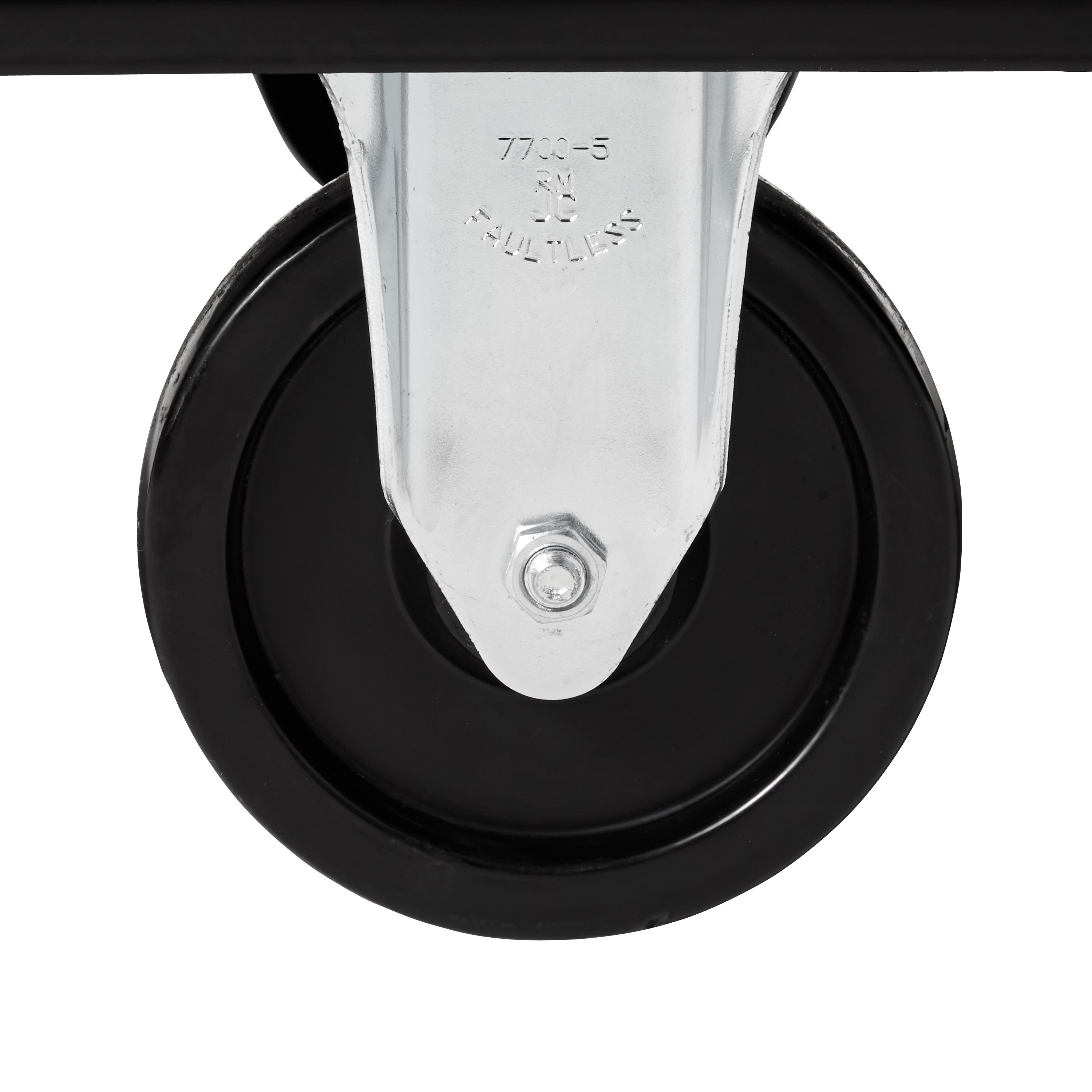 The Rubbermaid Commercial Cube Truck is constructed of durable rotomolded plastic and is designed to transport waste, laundry, and other materials.