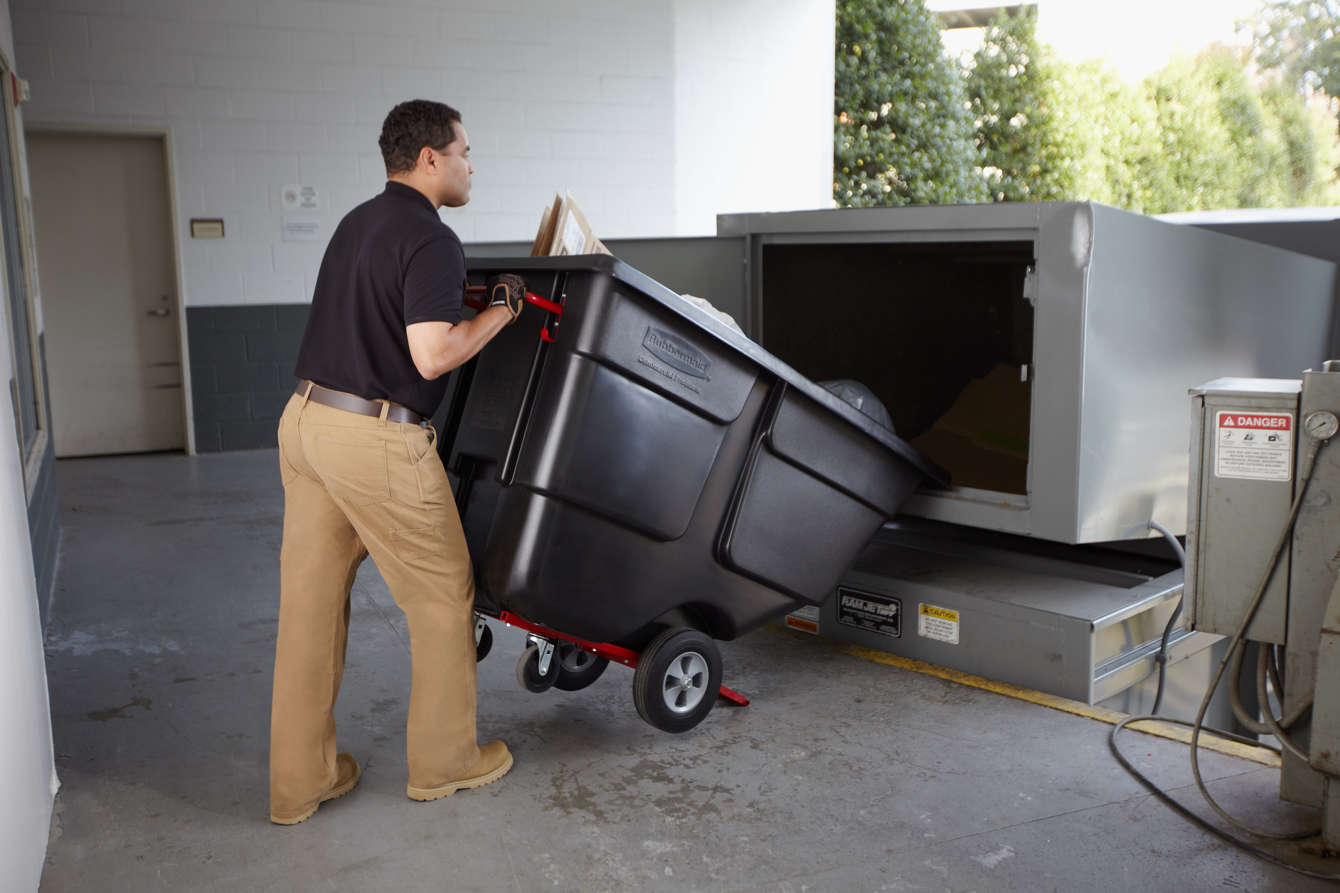 Durable rotational molded trucks handle heavy loads up to 850 lbs. with ease