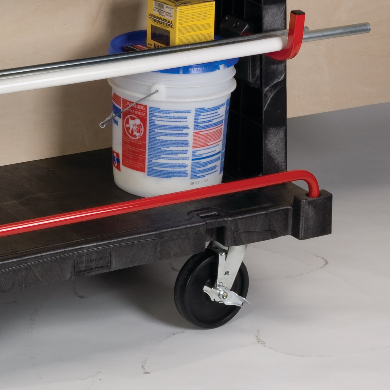The Rubbermaid Commercial Convertible A-Frame 24"X44" with 8"POLYOLEFIN casters, 2000 lb. capacity. Ideal for moving large, heavy, oversized loads in a variety of environments from retail to construction.