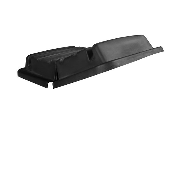 The Rubbermaid Commercial 20 Cubic Feet Cube Truck Lid, Black